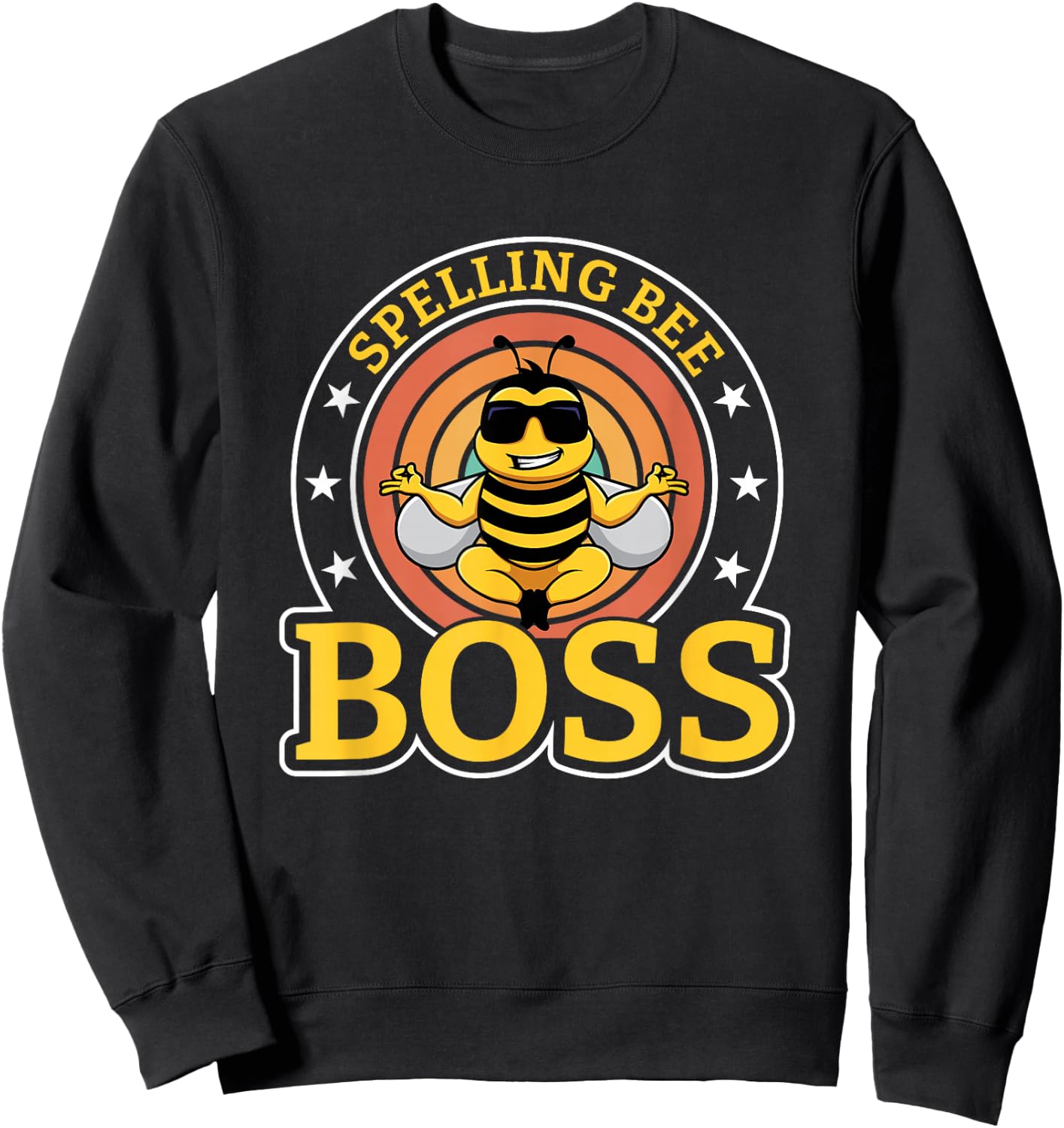 Spelling Champ School Competition Word Speller Spelling Bee Sweatshirt - Sweatshirt | Black