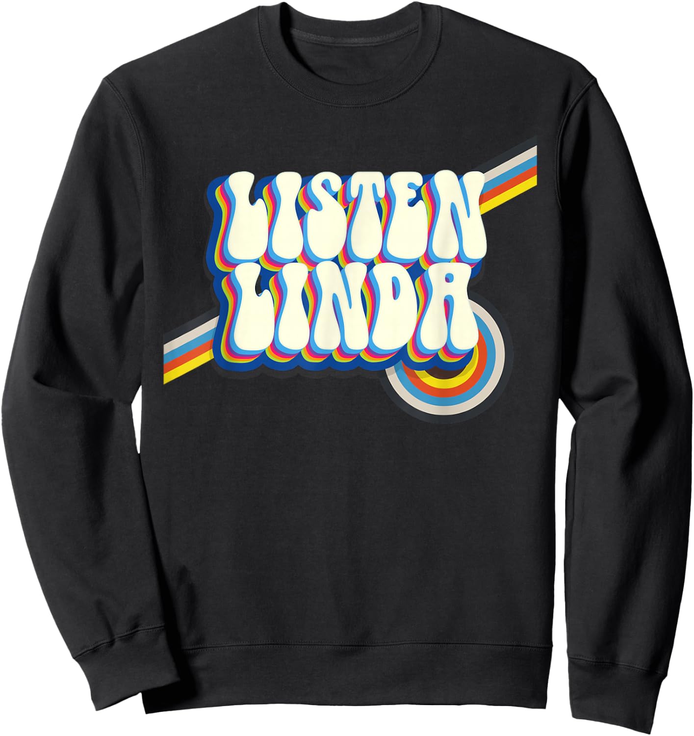 Listen Linda Viral Video Gift Sweatshirt - Sweatshirt | Black