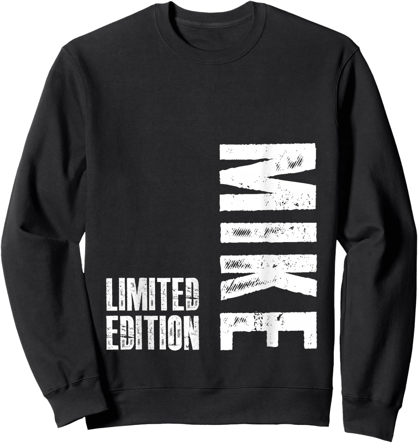 Herren, Erwachsene Männer, insbesondere Väter und Brüder, Geschenke, Schwarz, S, Klassisch, Crew-Ausschnitt, Abgerundete Manschette, Einfarbig Sweatshirt - Sweatshirt | Black