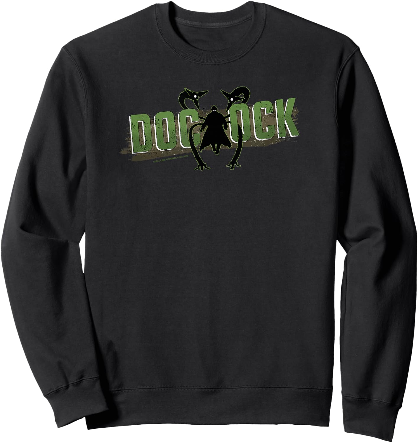 Marvel Spider-Man No Way Home Doc Ock Silhouette Logo Sweatshirt - Sweatshirt | Black