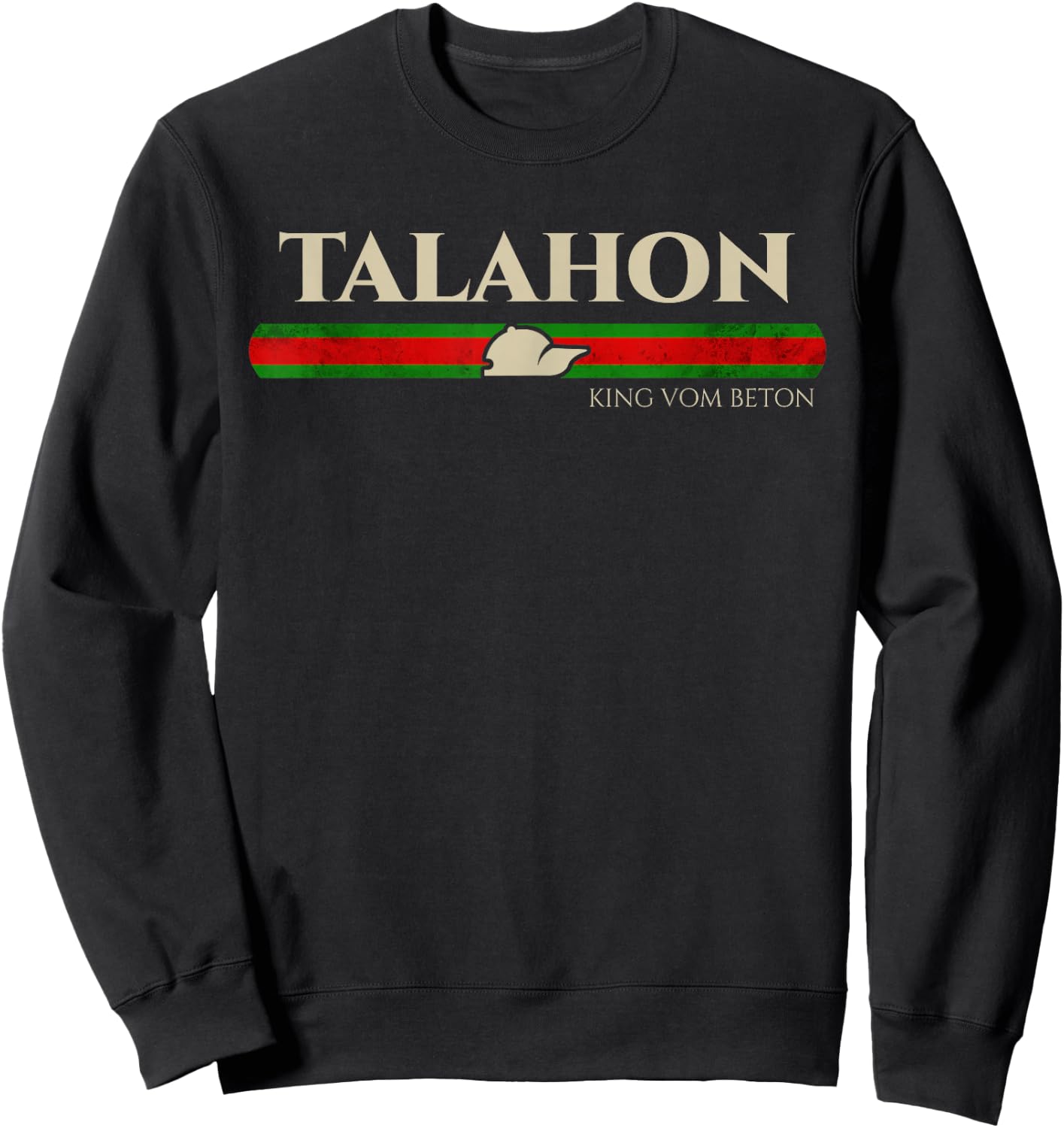 Talahon | Viral Meme | Funny Youth Word & Trendword , black Sweatshirt - Sweatshirt | Black