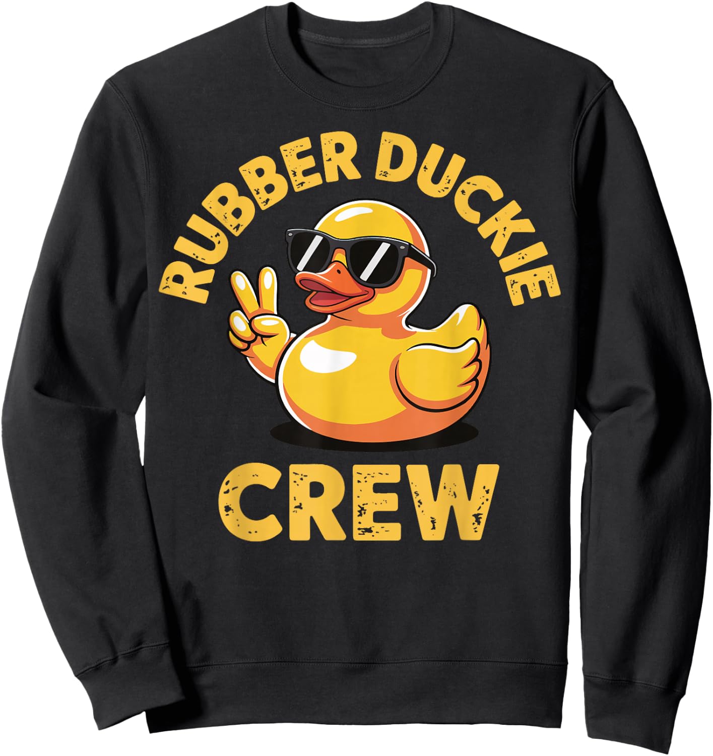 Rubber Duckie Crew Sweatshirt - Sweatshirt | Black