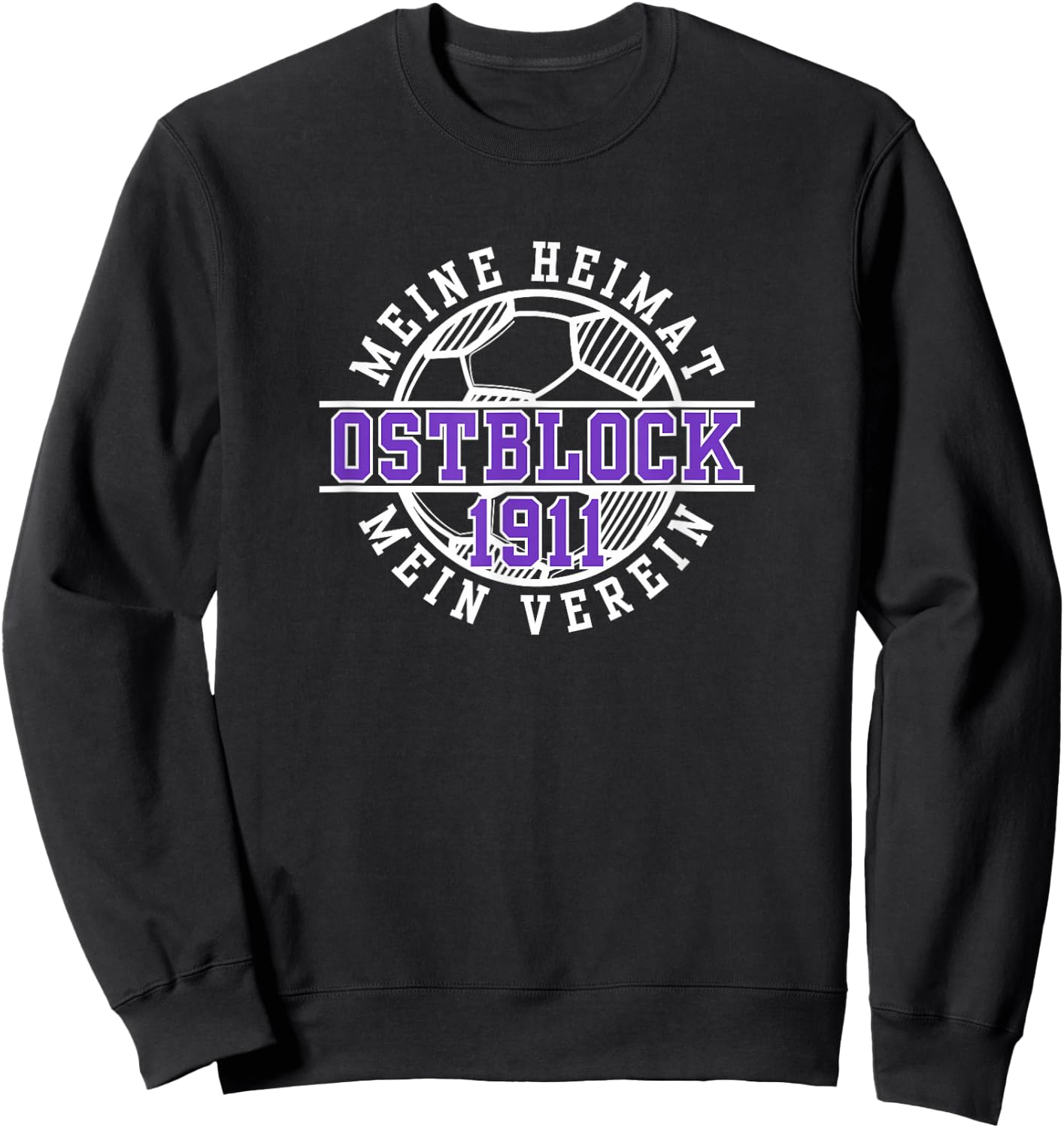Vienna 1911 Football Fan Vienna Austria Stadium , purple Sweatshirt - Sweatshirt | Black