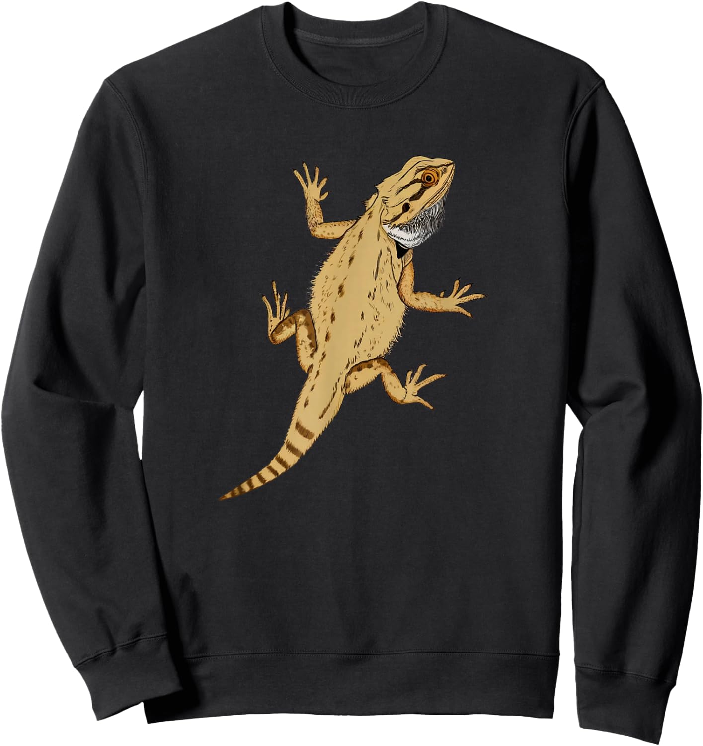 Funny Bearded Dragon Shirt Pogona Reptile Bearded Dragons Sweatshirt - Sweatshirt | Black
