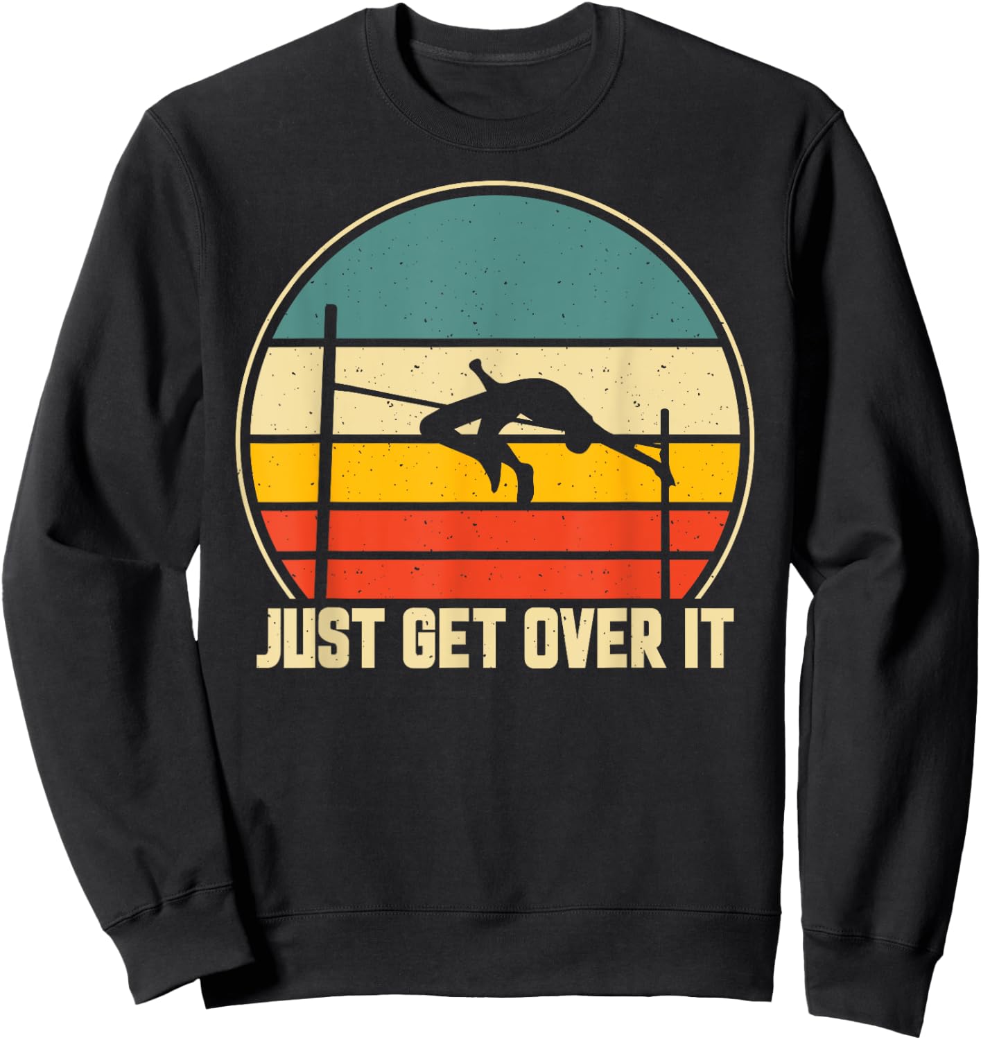High Jump Design Women High Jump Sport Lover Sweatshirt - Sweatshirt | Black