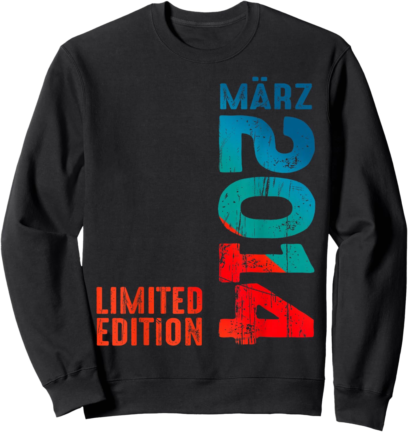 Legendär Seit März 2014 Geburtstag Limited Edition 2014 Sweatshirt - Sweatshirt | Black