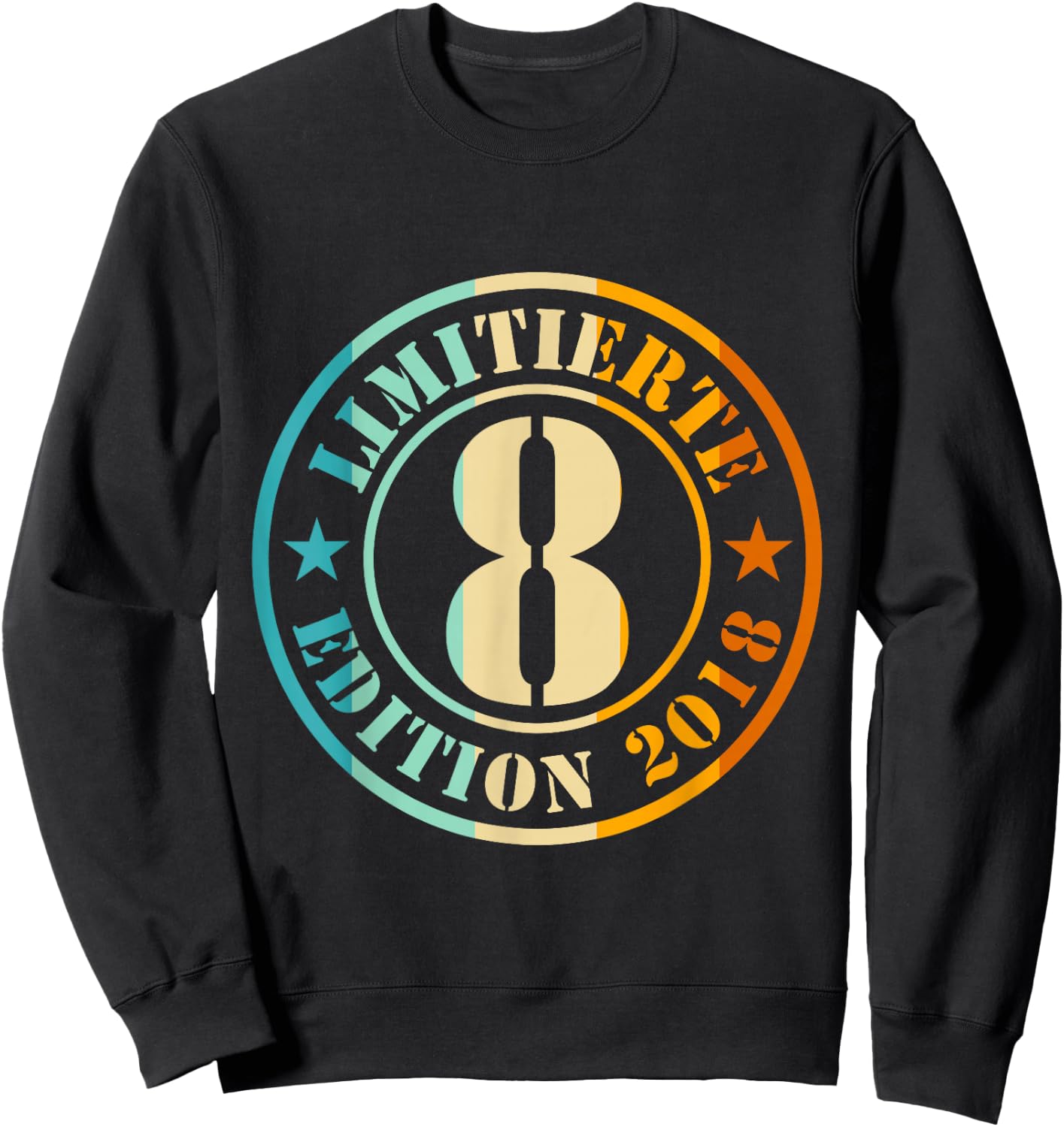 8. Geburtstag Junge Mädchen Limited Edition 2012 Jahre Sweatshirt - Sweatshirt | Black