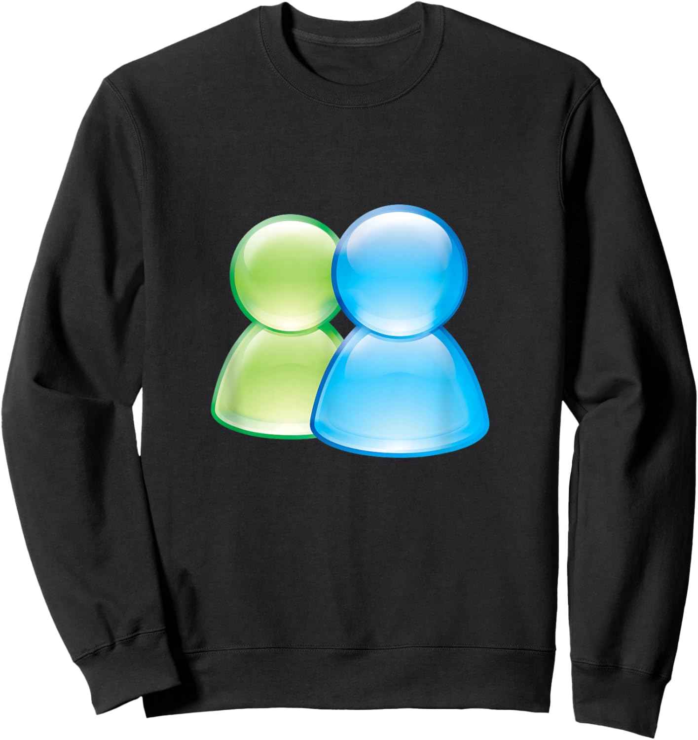 Frutiger Aero User Icon Duo Sweatshirt - Sweatshirt | Black