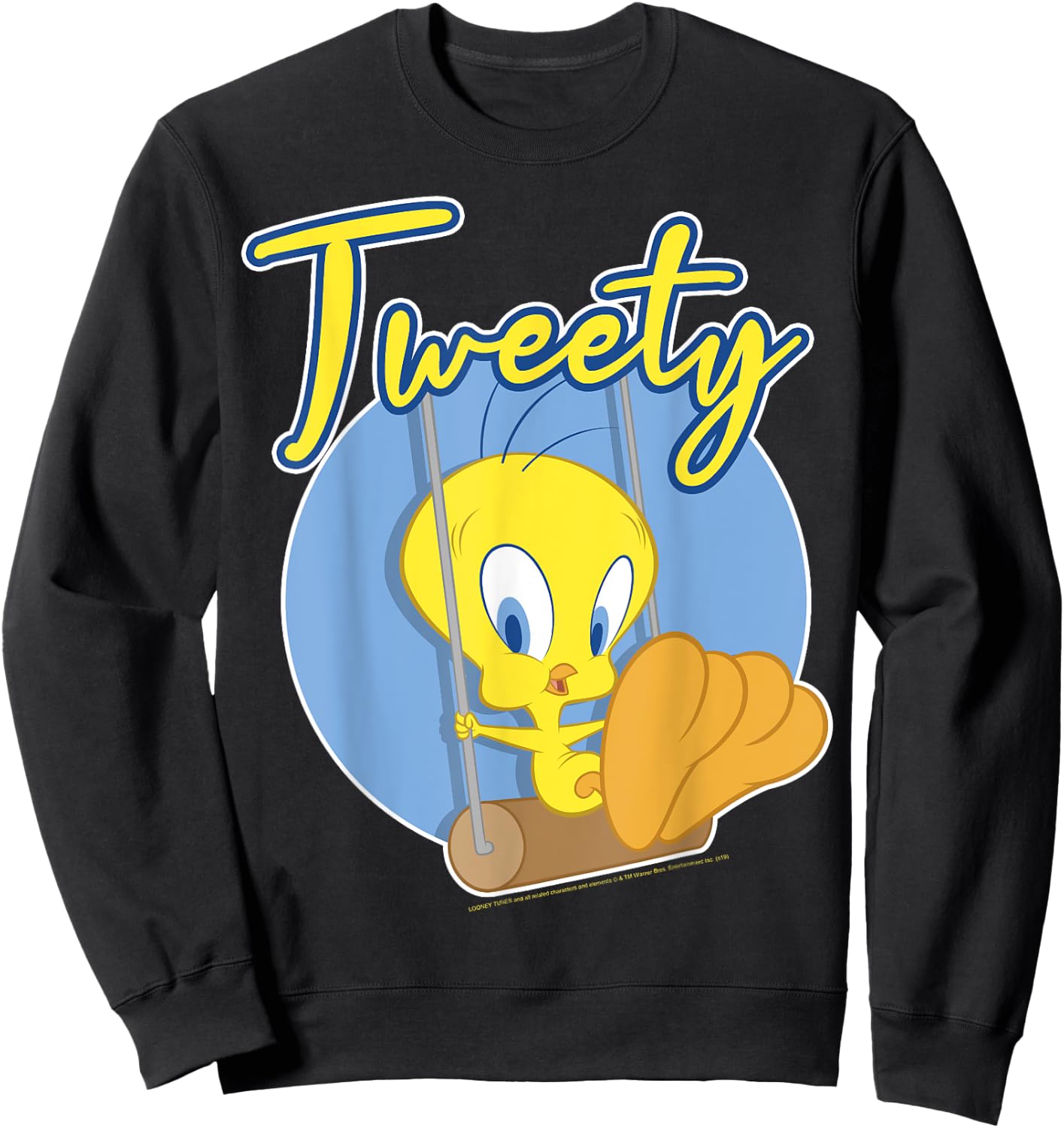 Looney Tunes Tweety Bird Swing Sweatshirt - Sweatshirt | Black