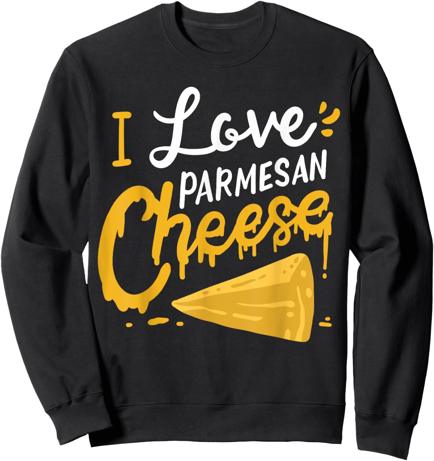 Parmesan Cheese Sweatshirt - Sweatshirt | Black