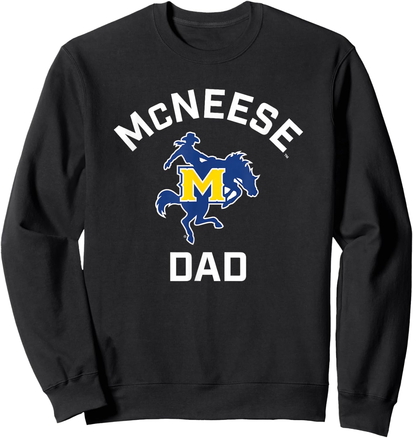 McNeese State University Cowboys Arched Dad Sweatshirt - Sweatshirt | Black
