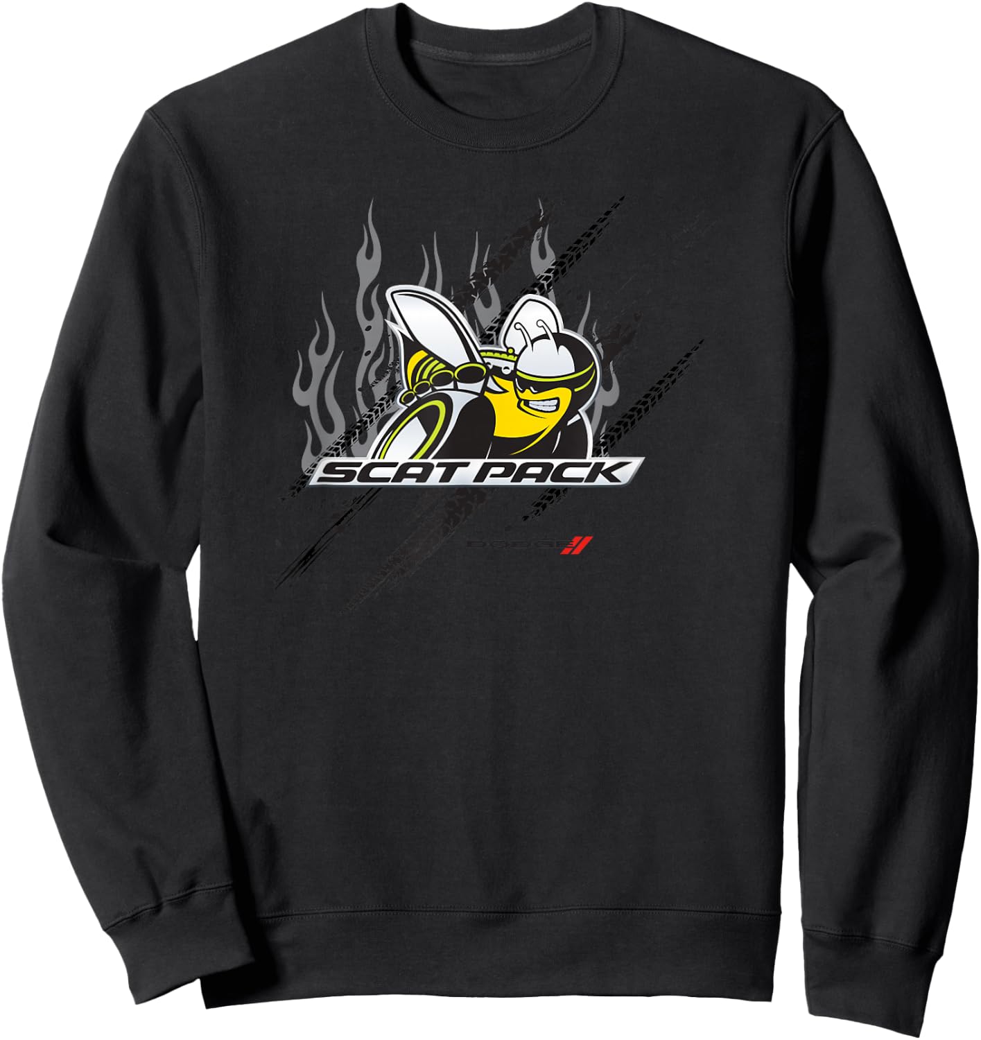Dodge Scat Pack Trittflächen Sweatshirt - Sweatshirt | Black