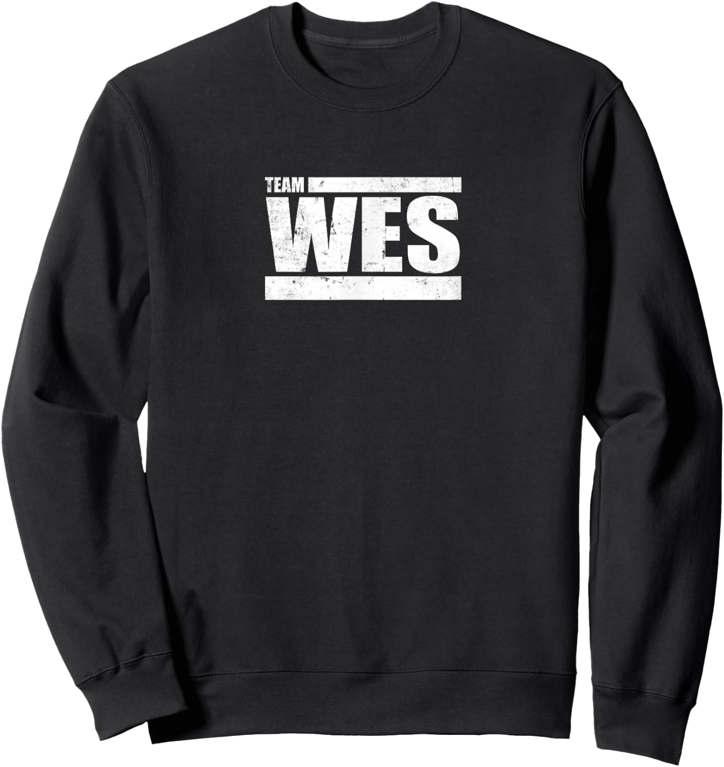 Team Wes Challenge (Distressed) Sweatshirt - Sweatshirt | Black