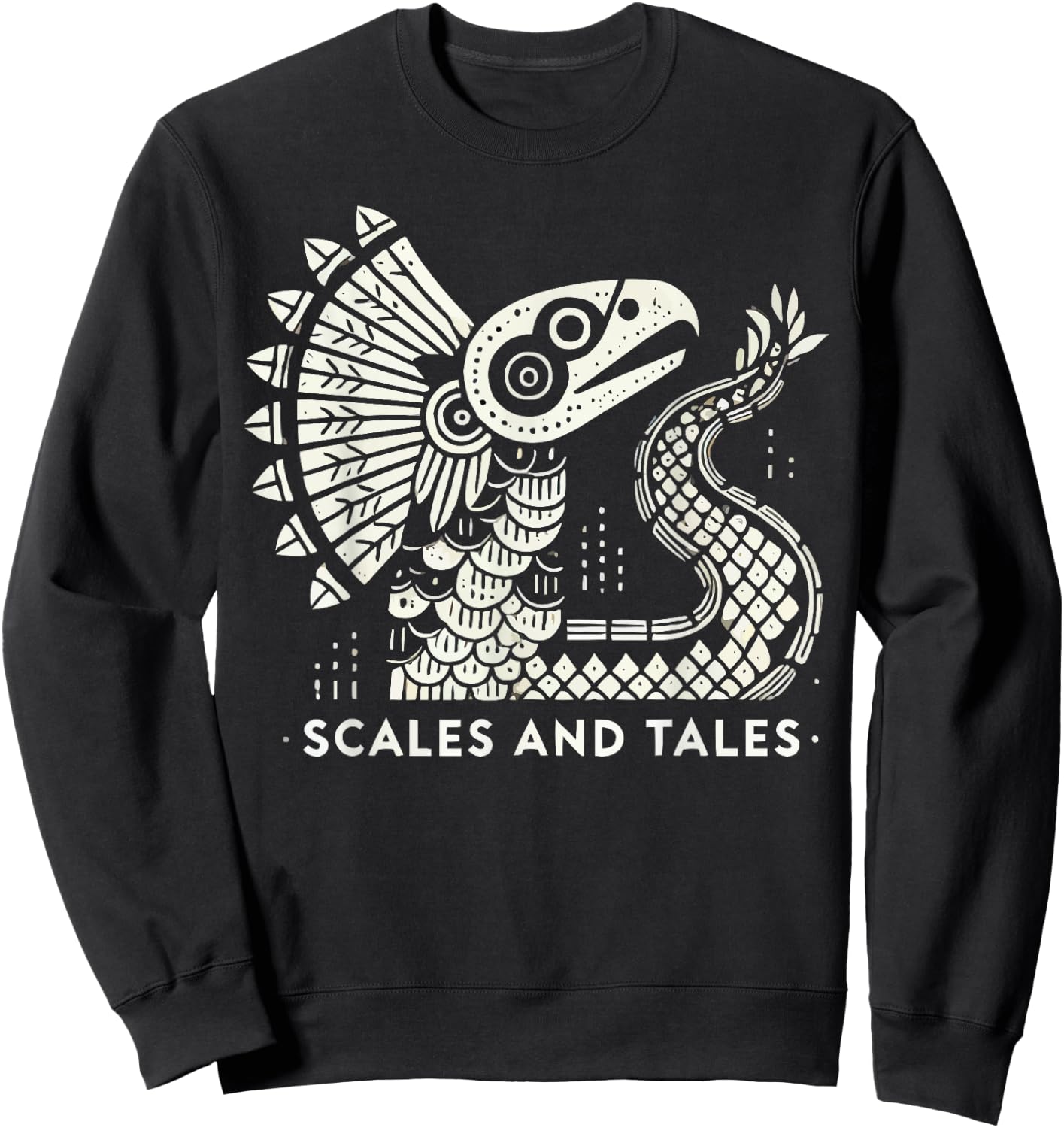 Aztec God Aztec Culture Mayan Indigenous Quetzalcoatl Sweatshirt - Sweatshirt | Black