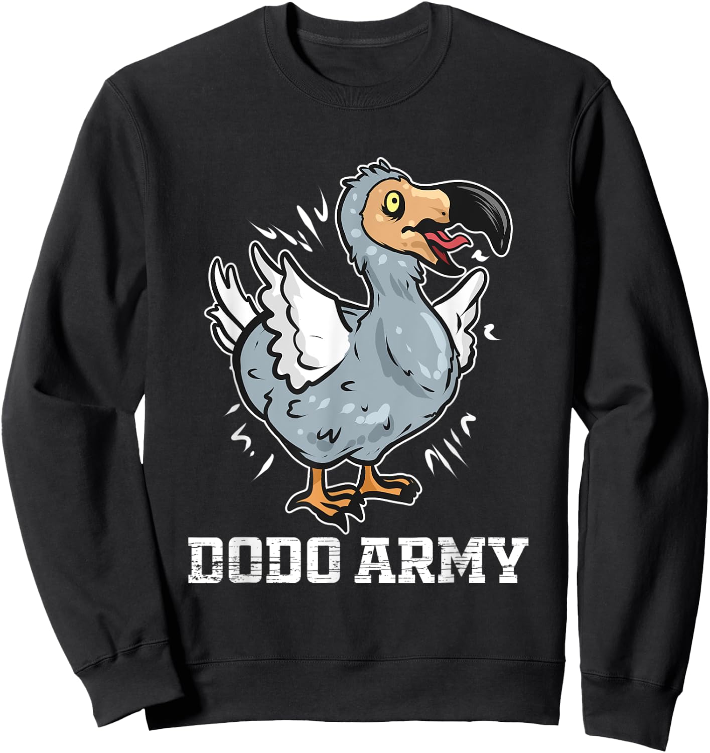 Dodo Army - Funny Dodo Bird Sweatshirt - Sweatshirt | Black