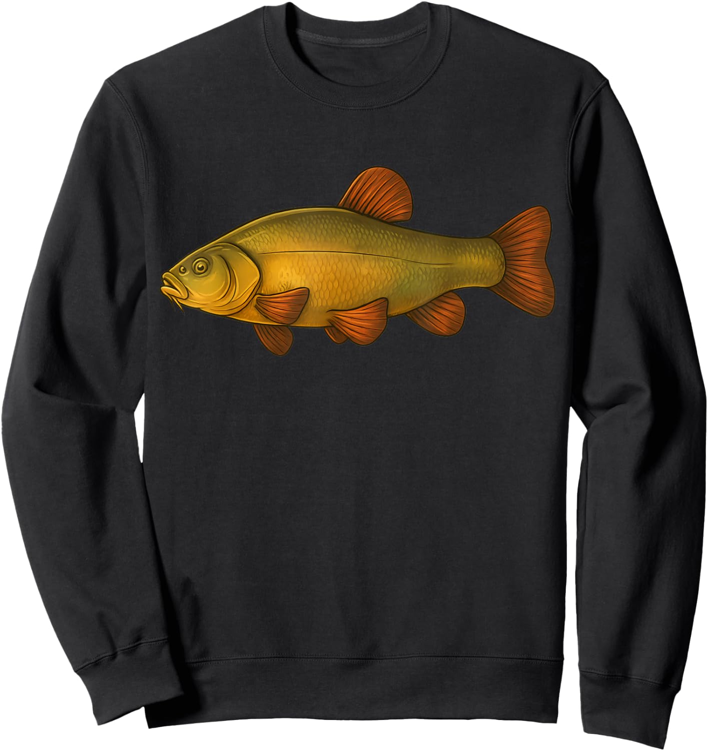 Gift Fishing Tench Fisherman Freshwater Fish Sweatshirt - Sweatshirt | Black