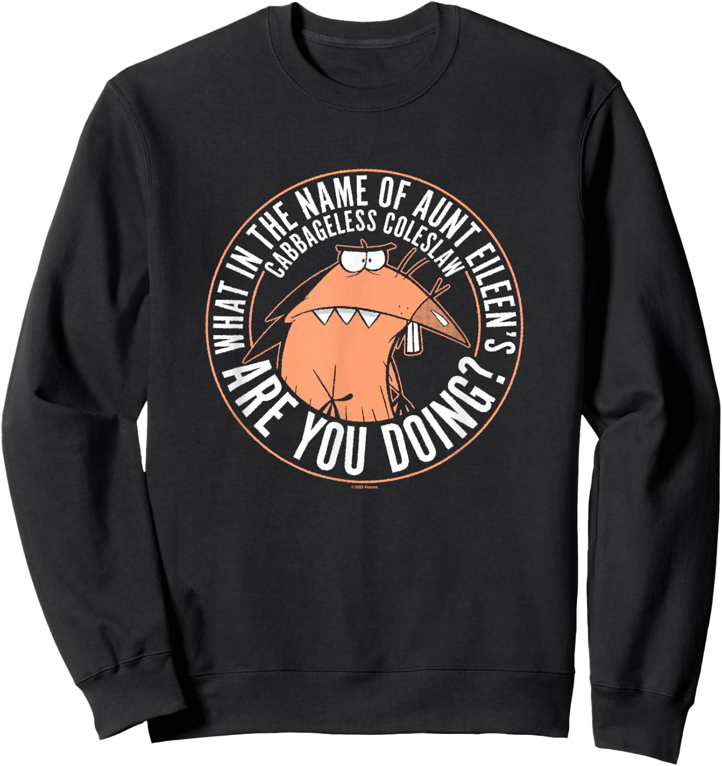 Angry Beavers Daggett What In The Name Of Are You Doing? Sweatshirt - Sweatshirt | Black