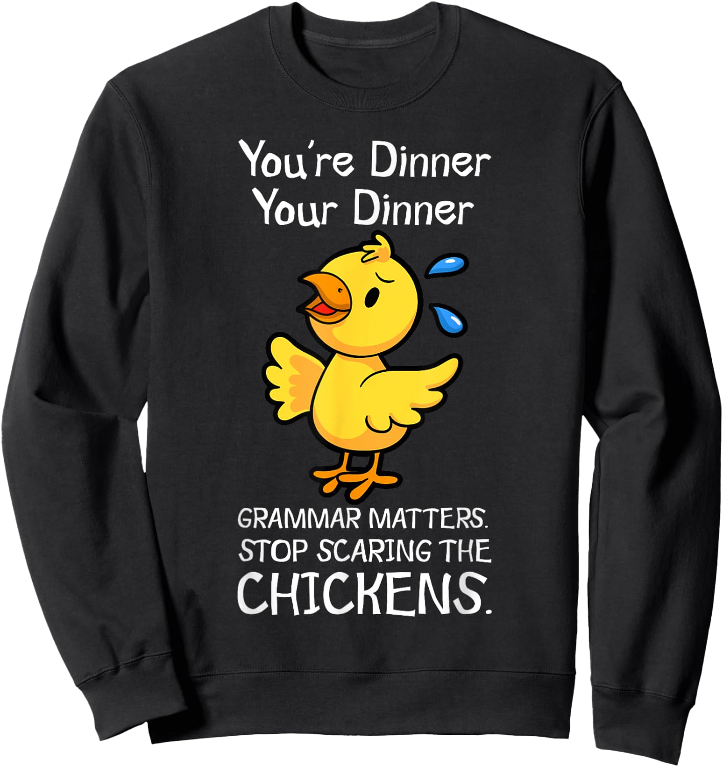 English Teacher Grammar Police Grammarians Instructors Sweatshirt - Sweatshirt | Black