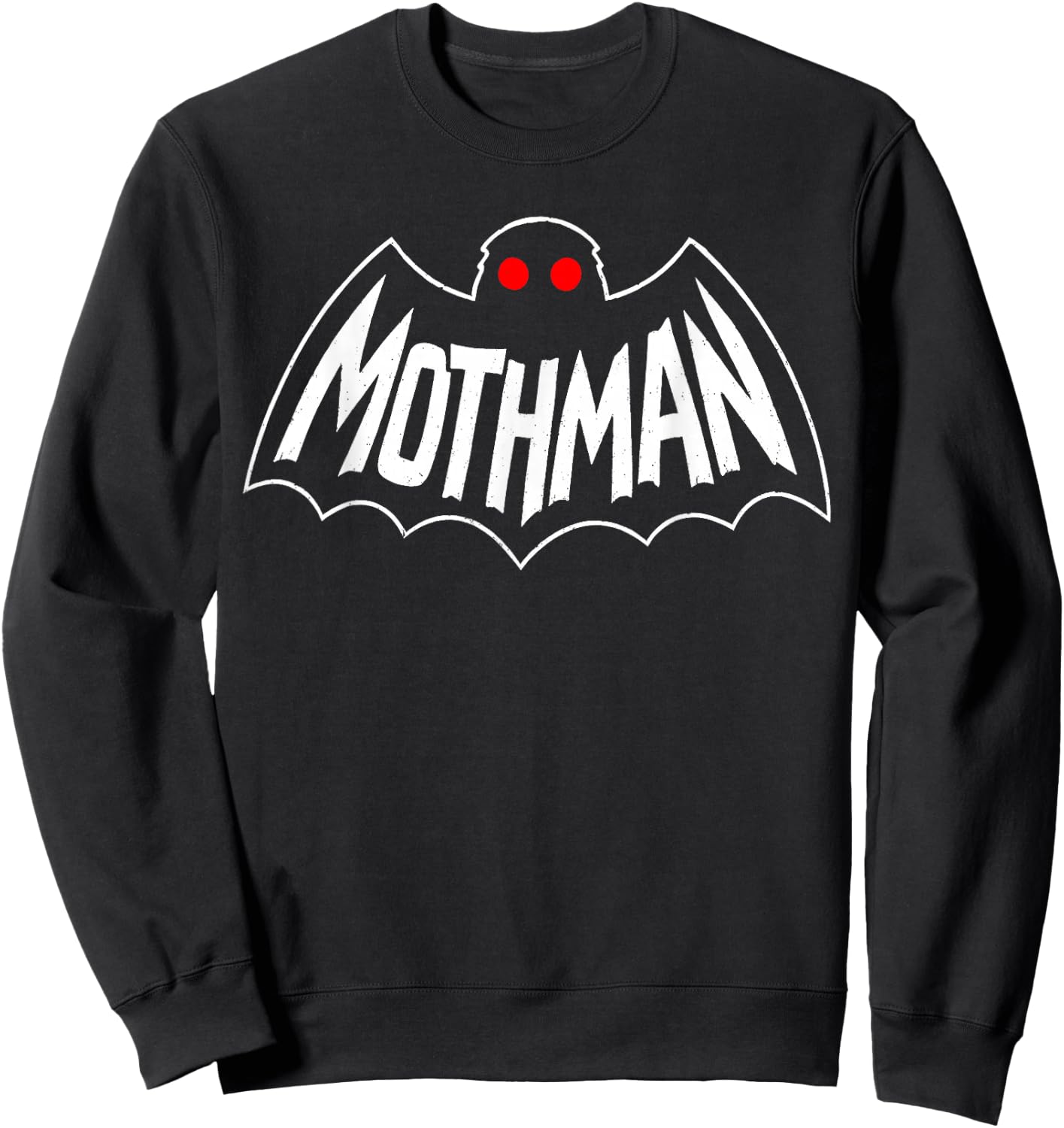 Mothman Cryptid Horror Paranormal Creature Gift Sweatshirt - Sweatshirt | Black