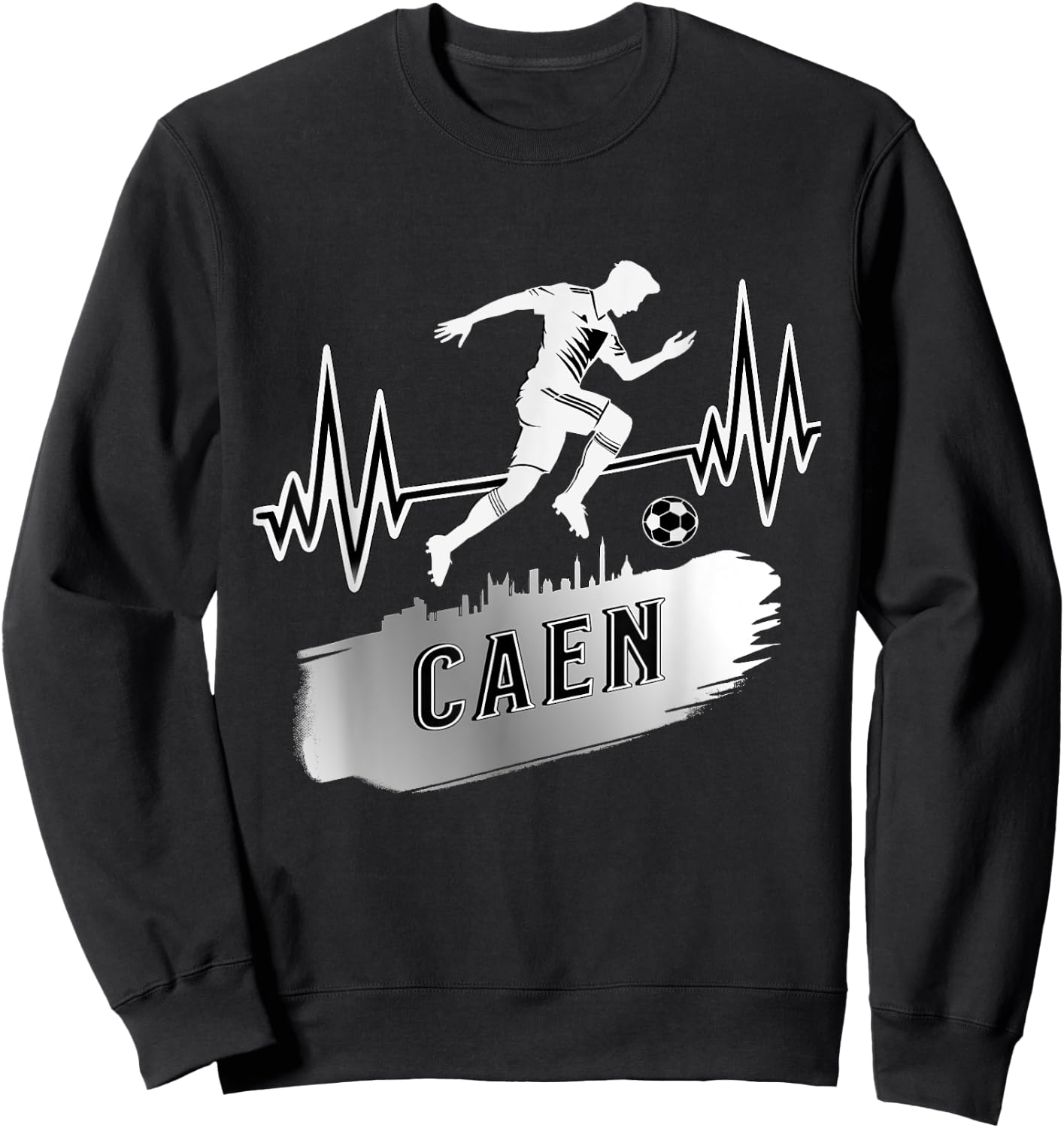Gift Supporter Caen Foot Caennais Sweatshirt - Sweatshirt | Black