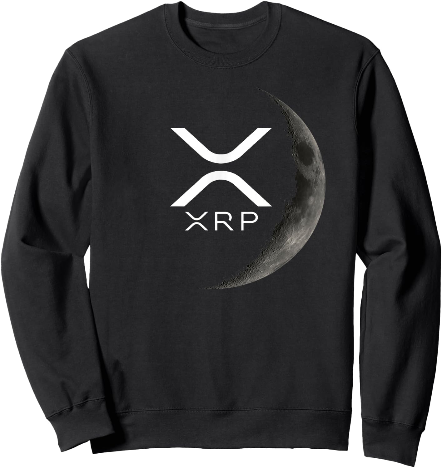 Swag XRP Mond , Schwarz, S, Klassisch, -Erwachsene Sweatshirt - Sweatshirt | Black