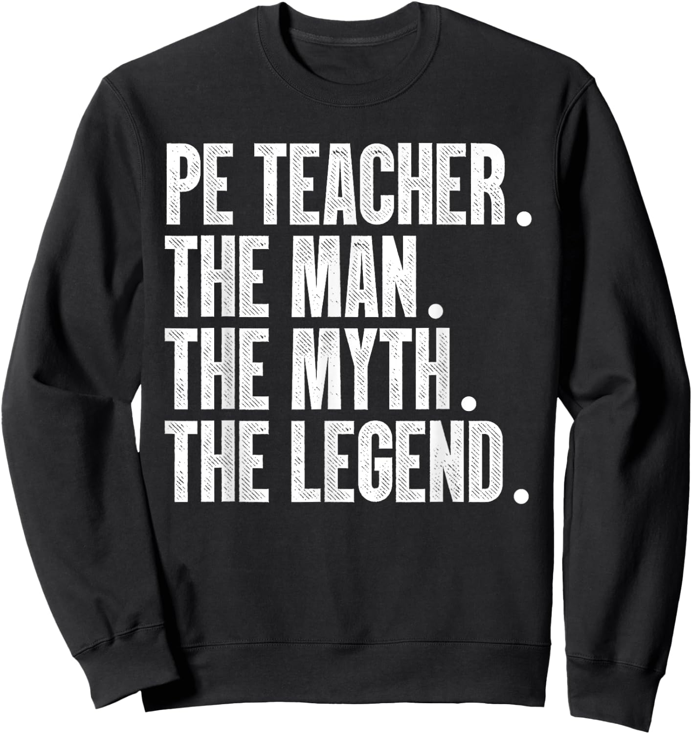 Cool PE Teacher Art Boys Physical Education Teacher Sweatshirt - Sweatshirt | Black
