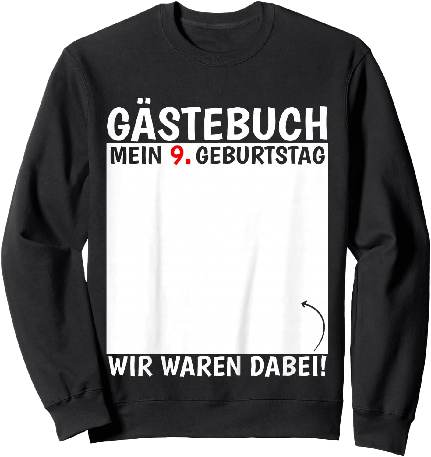 Kids 9th Birthday 9 Years 2015 Funny Birthday Gift , black Sweatshirt - Sweatshirt | Black