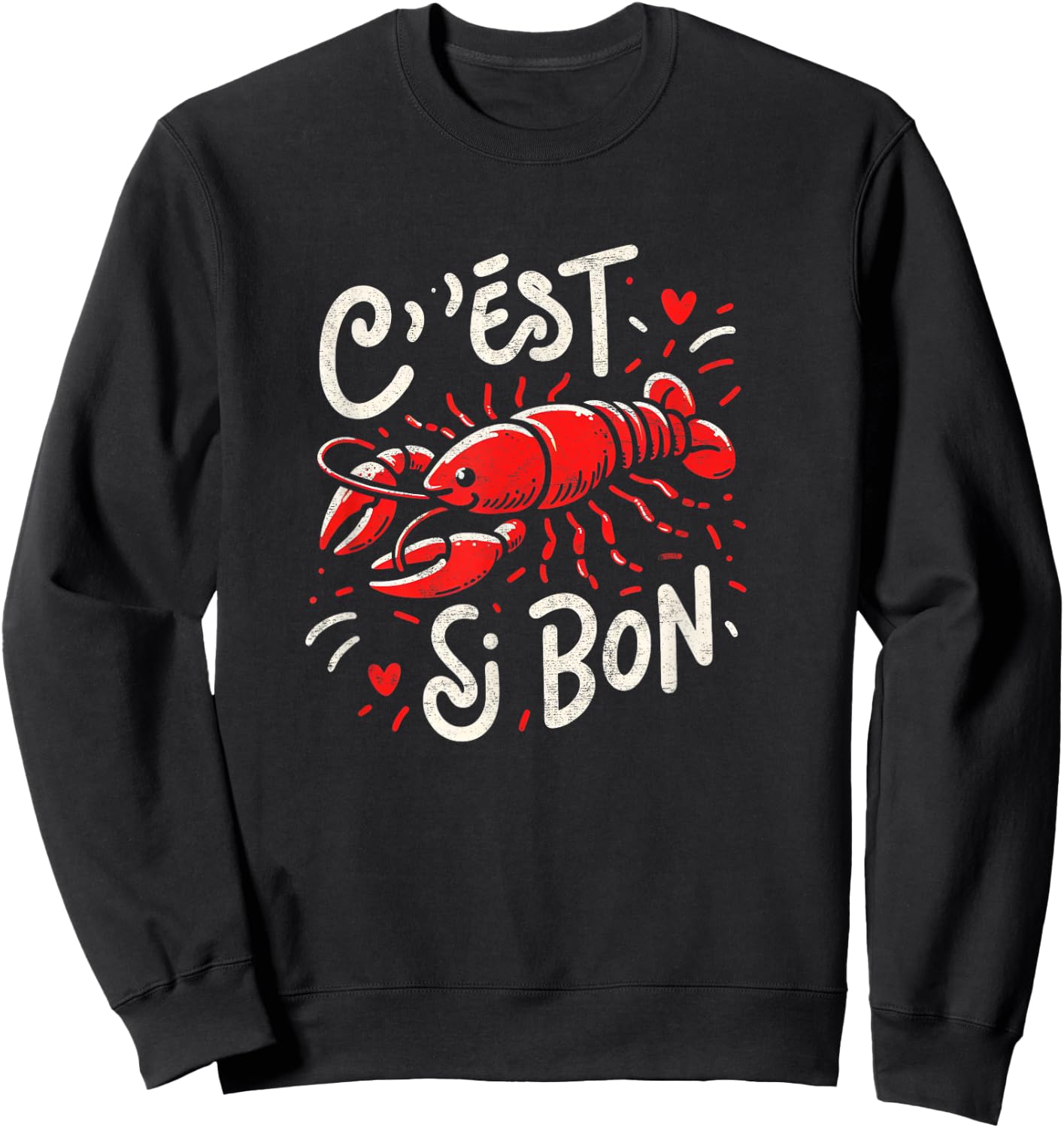 Cute Crawfish Boil Party C'est Si Bon Southern Cajun Fest Sweatshirt - Sweatshirt | Black