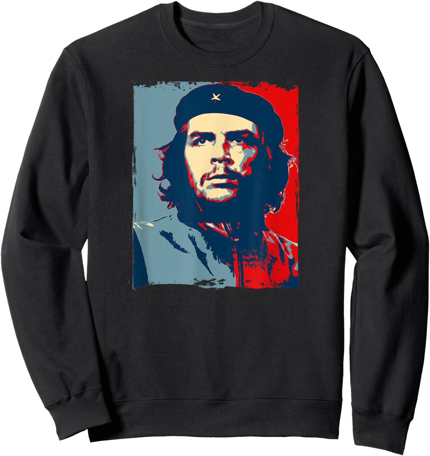 Revolution Ernesto Che Guevara Guerrilla Fighter Poster Sweatshirt - Sweatshirt | Black