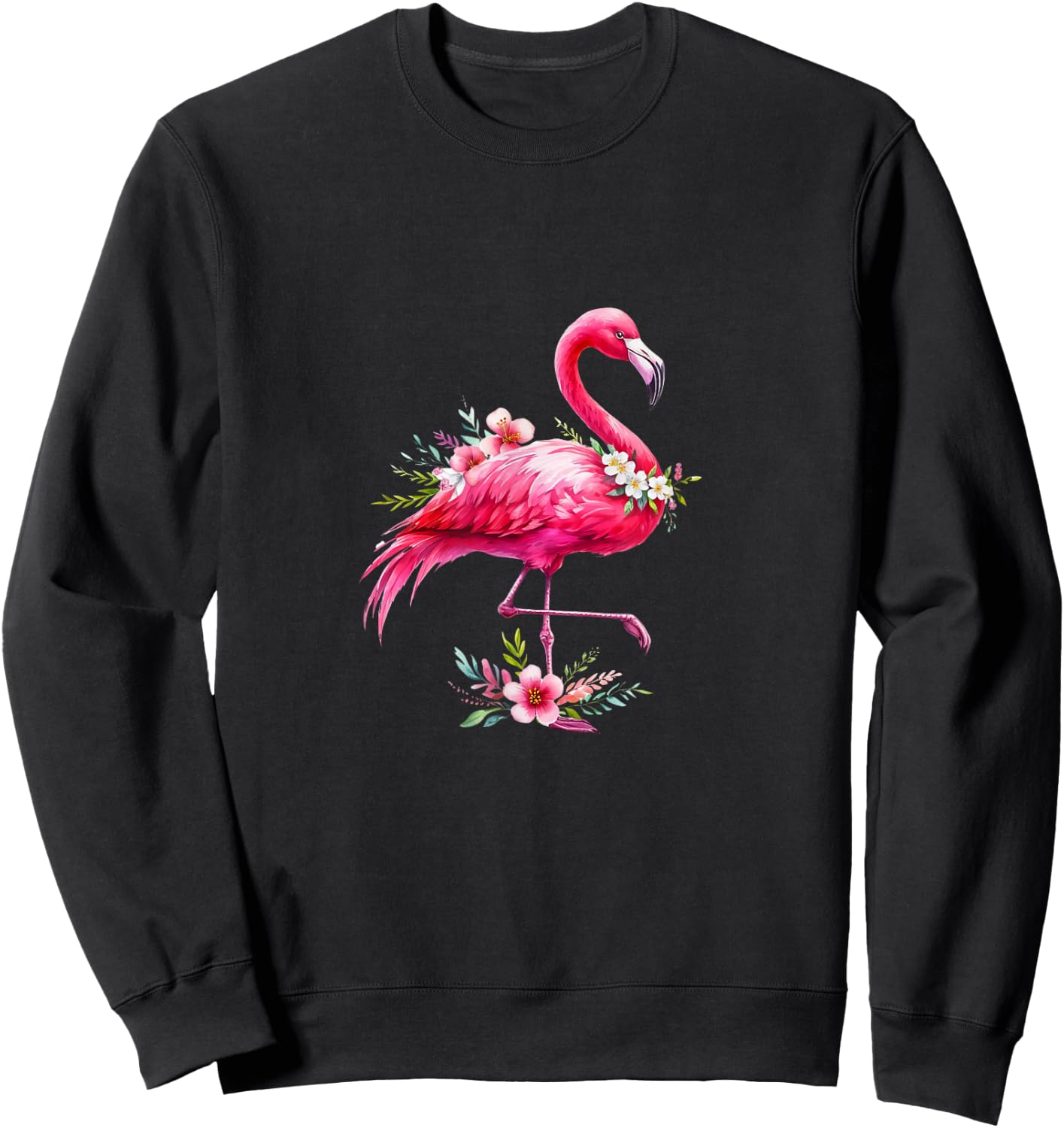 Flamingo Costume, Pink Flamingo, Flamingo , black Sweatshirt - Sweatshirt | Black