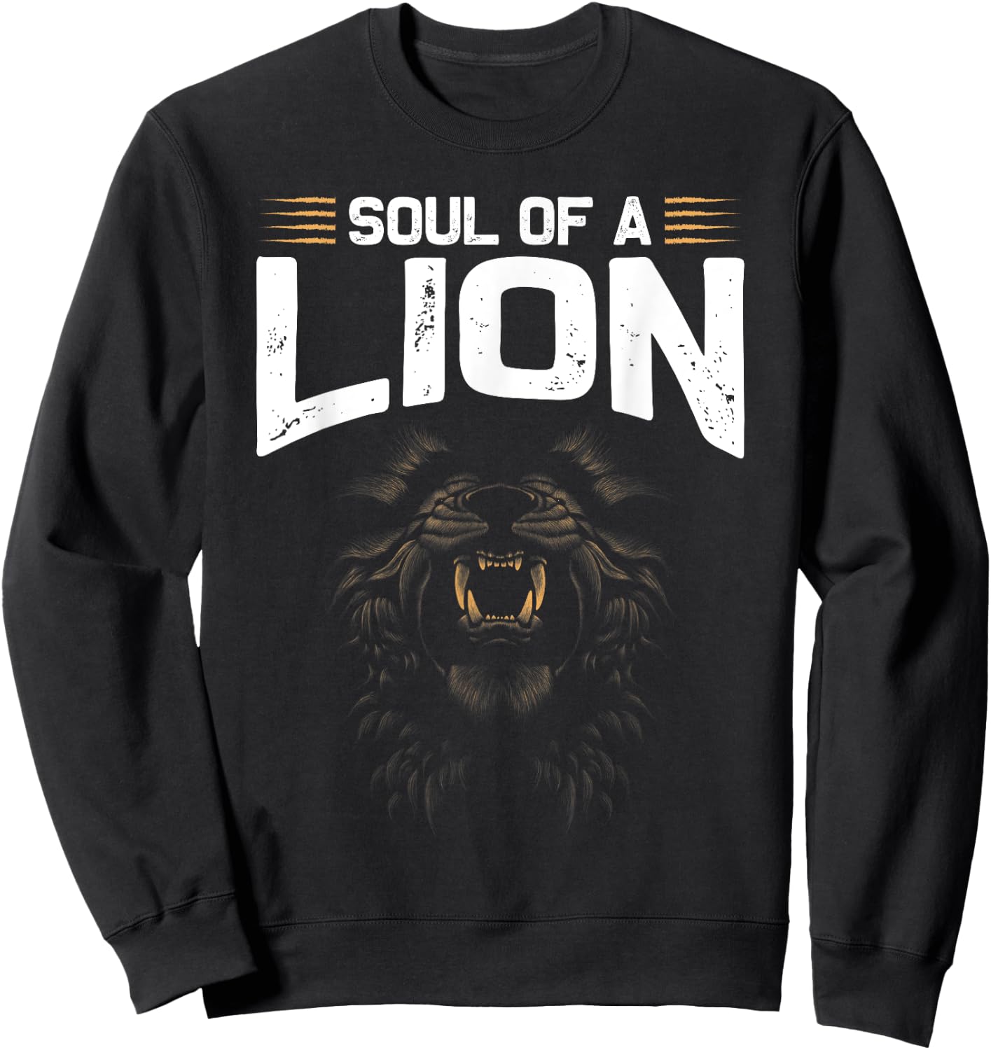 Soul Of A Lion Sweatshirt - Sweatshirt | Black