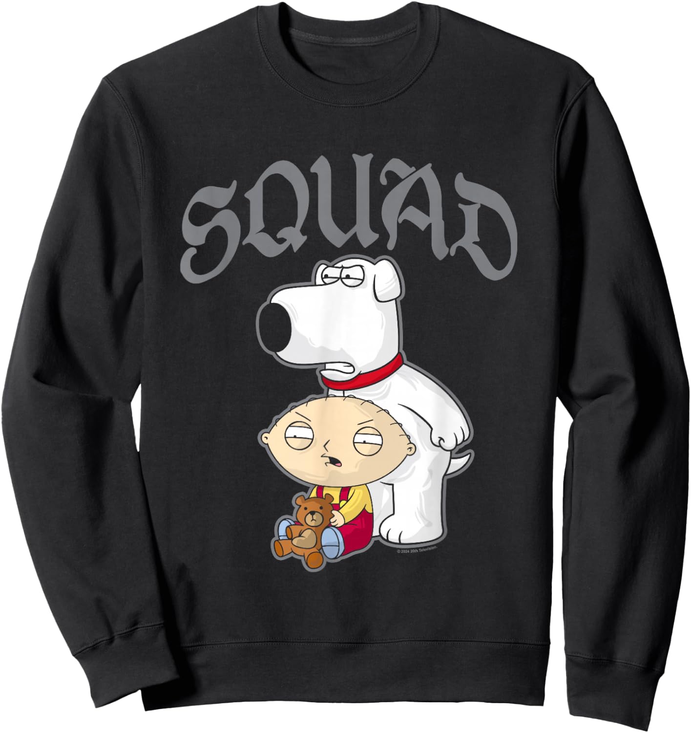 Family Guy Brian & Stewie Griffin Squad Goals , Black, S Sweatshirt - Sweatshirt | Black