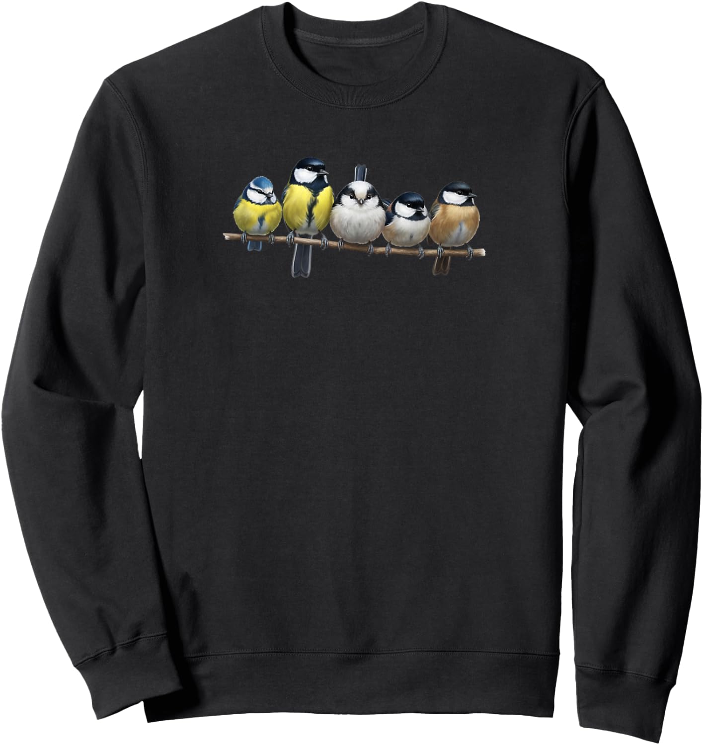 Meisen Vogelfreund Gartenvogel Singvogel Biologe Vogel Sweatshirt - Sweatshirt | Black