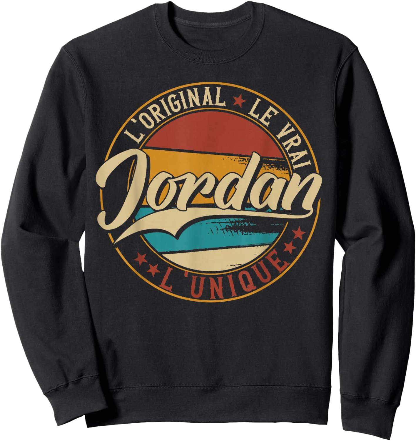 Jordan The Original The True The Unique & Boys , Black, S Sweatshirt - Sweatshirt | Black