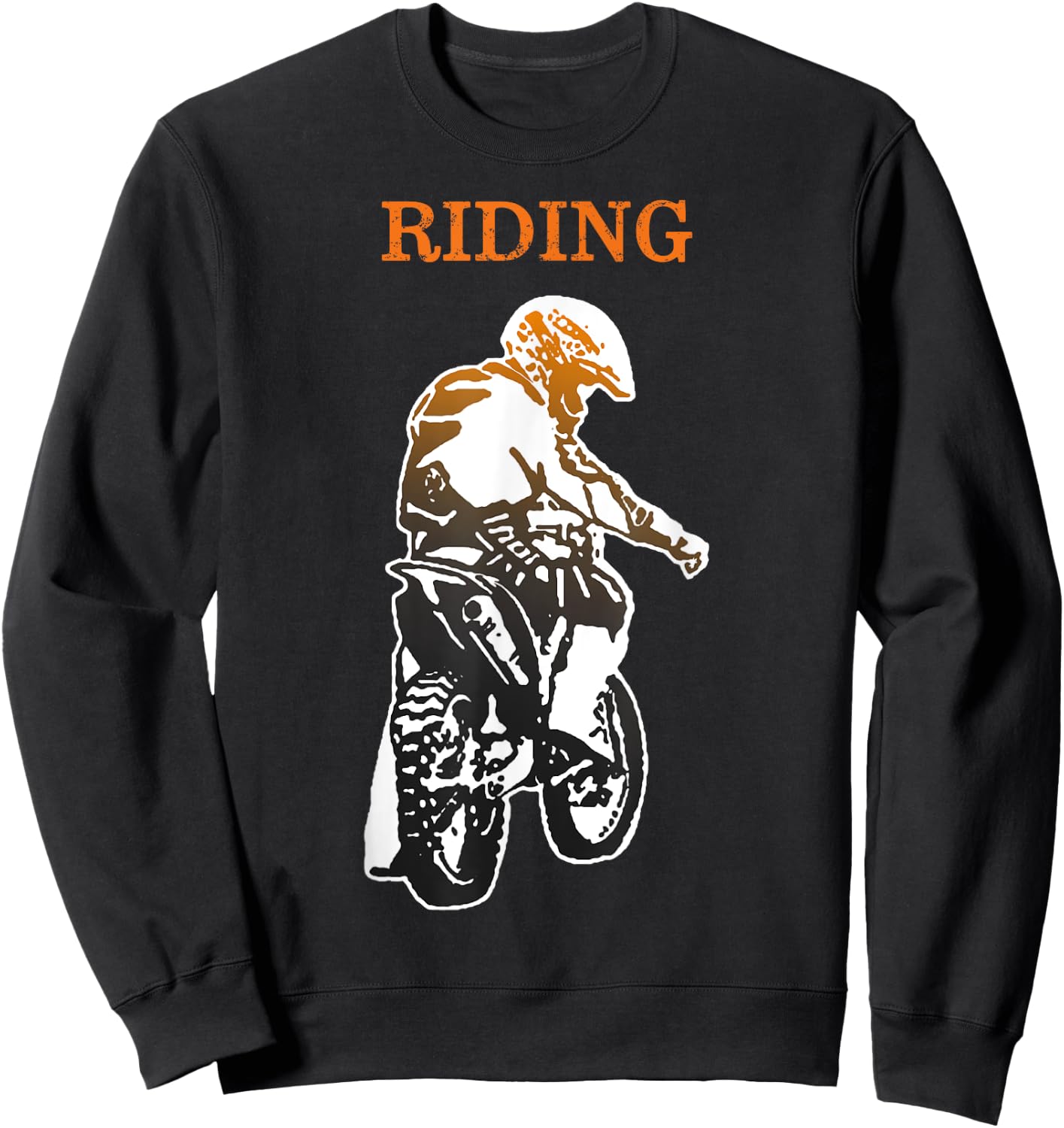 Father Son Matching Riding Buddies Dirt Bike Dad Motocross Sweatshirt - Sweatshirt | Black