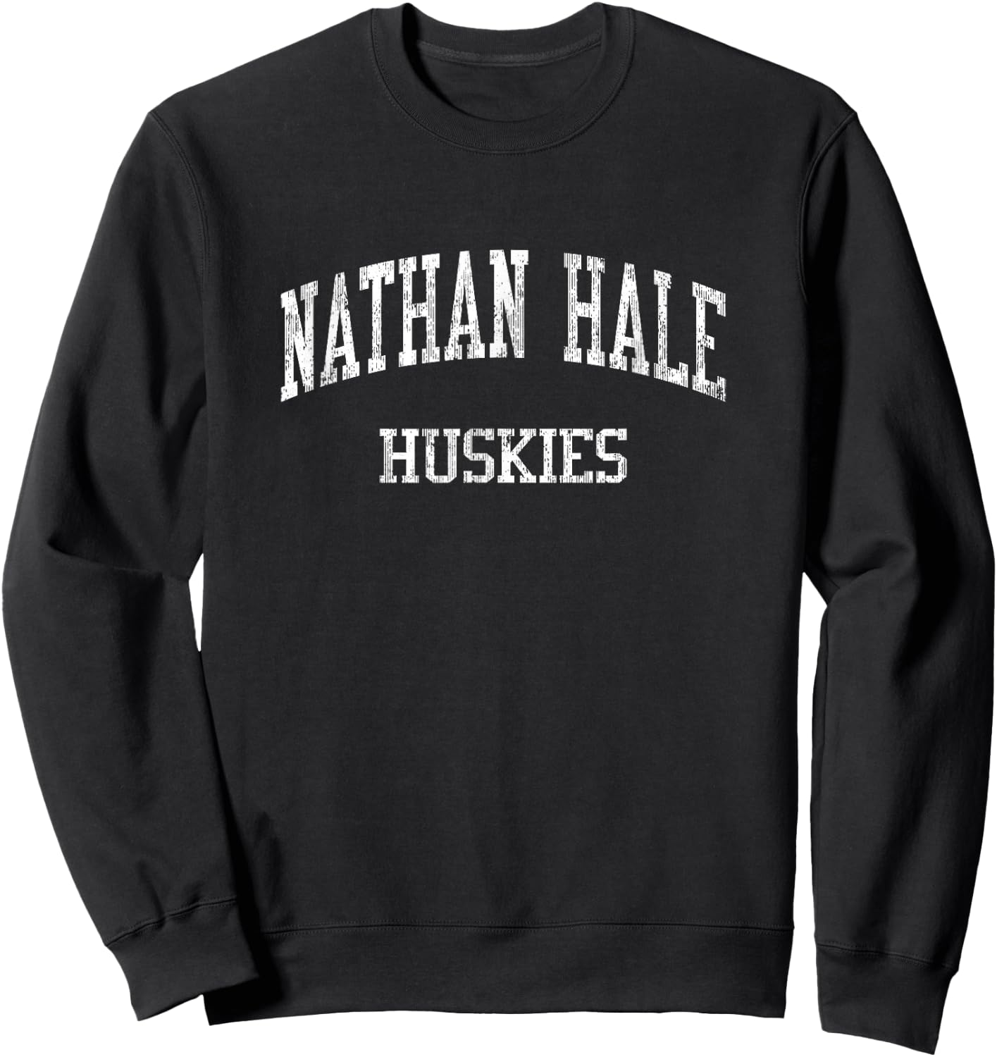 Nathan Hale High School HS West Allis WI Vintage Sports Sweatshirt - Sweatshirt | Black