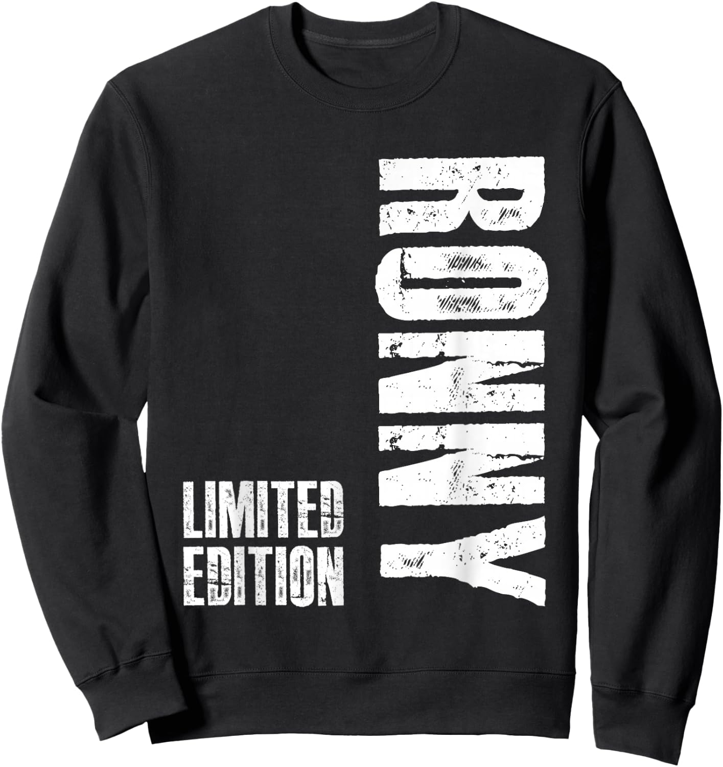 First Name Limited Edition Birthday Gift Ronny , black, S Sweatshirt - Sweatshirt | Black