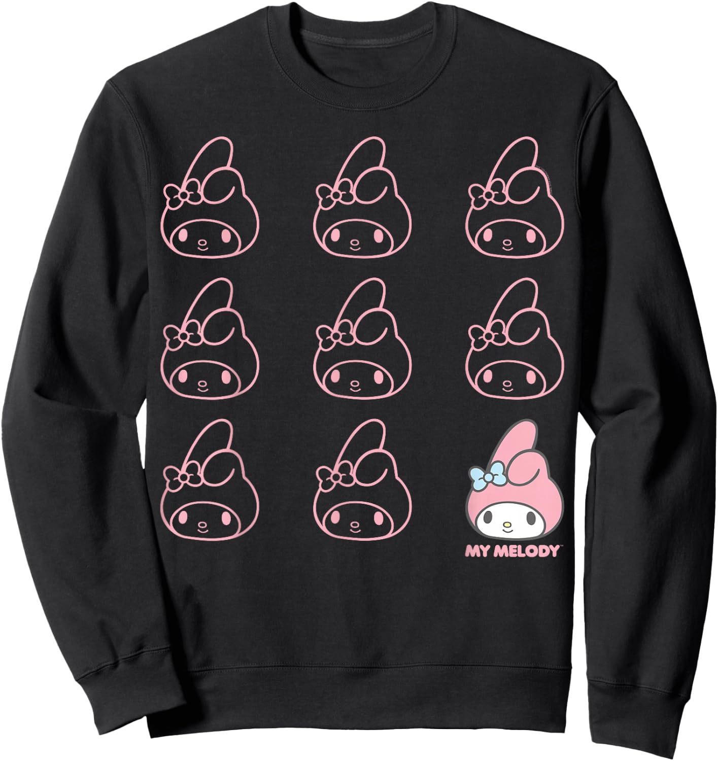 My Melody Real Sweatshirt - Sweatshirt | Black
