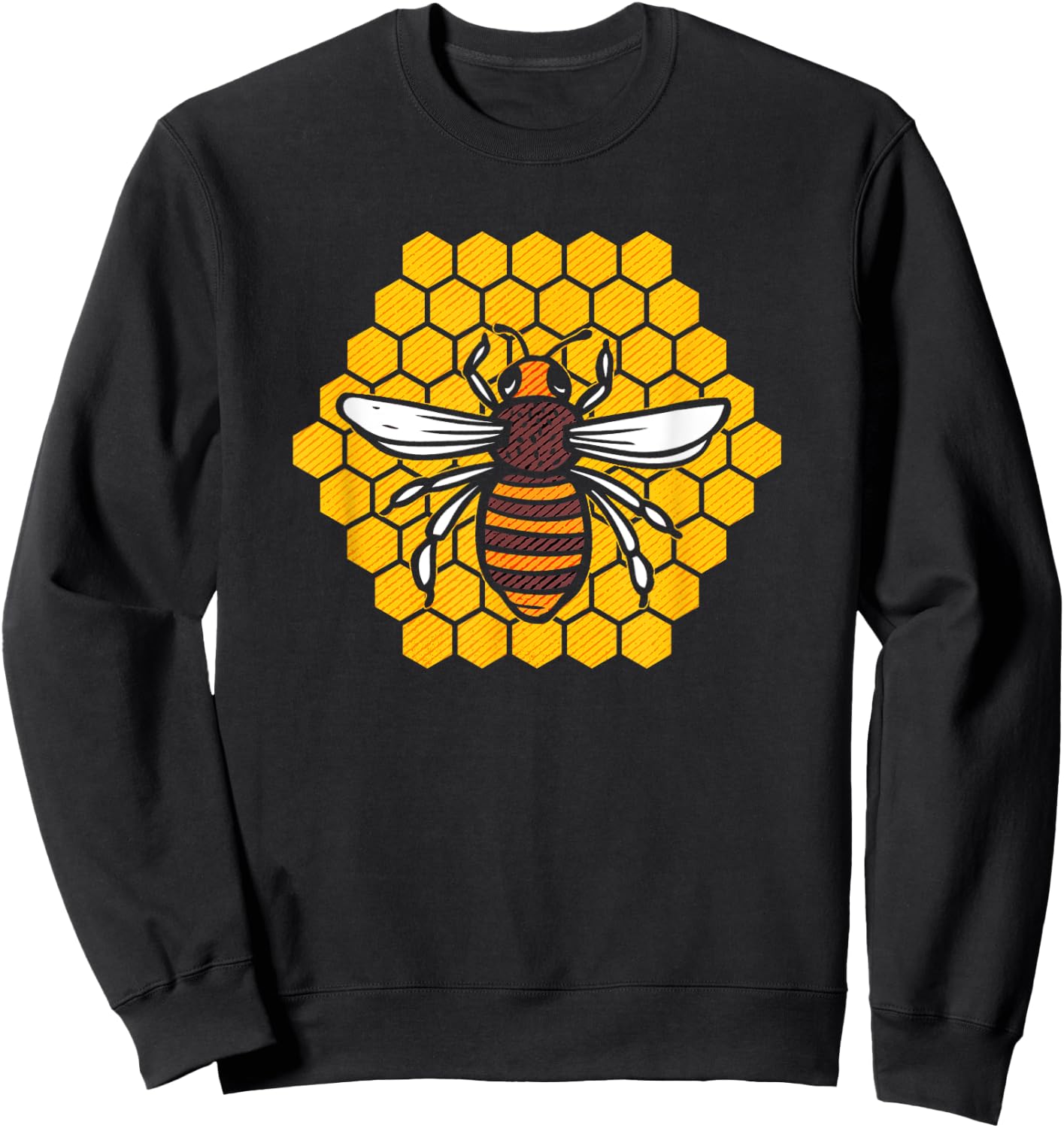 Bee Vintage Beekeeping Apiarist Beekeeper Men Women Sweatshirt - Sweatshirt | Black