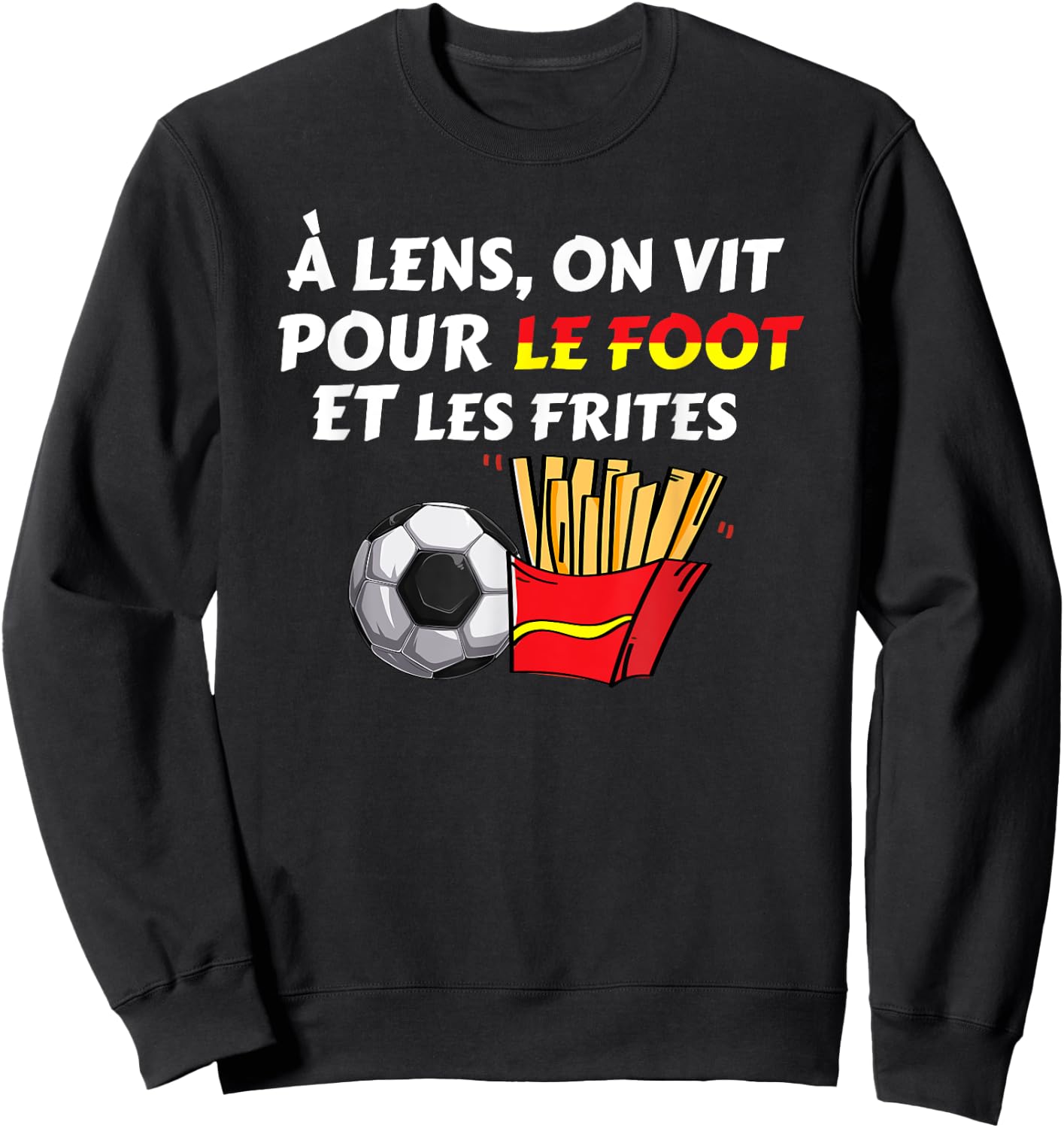 Special Gift Ch'tis - Humour et Pride du Nord , Black, S Sweatshirt - Sweatshirt | Black