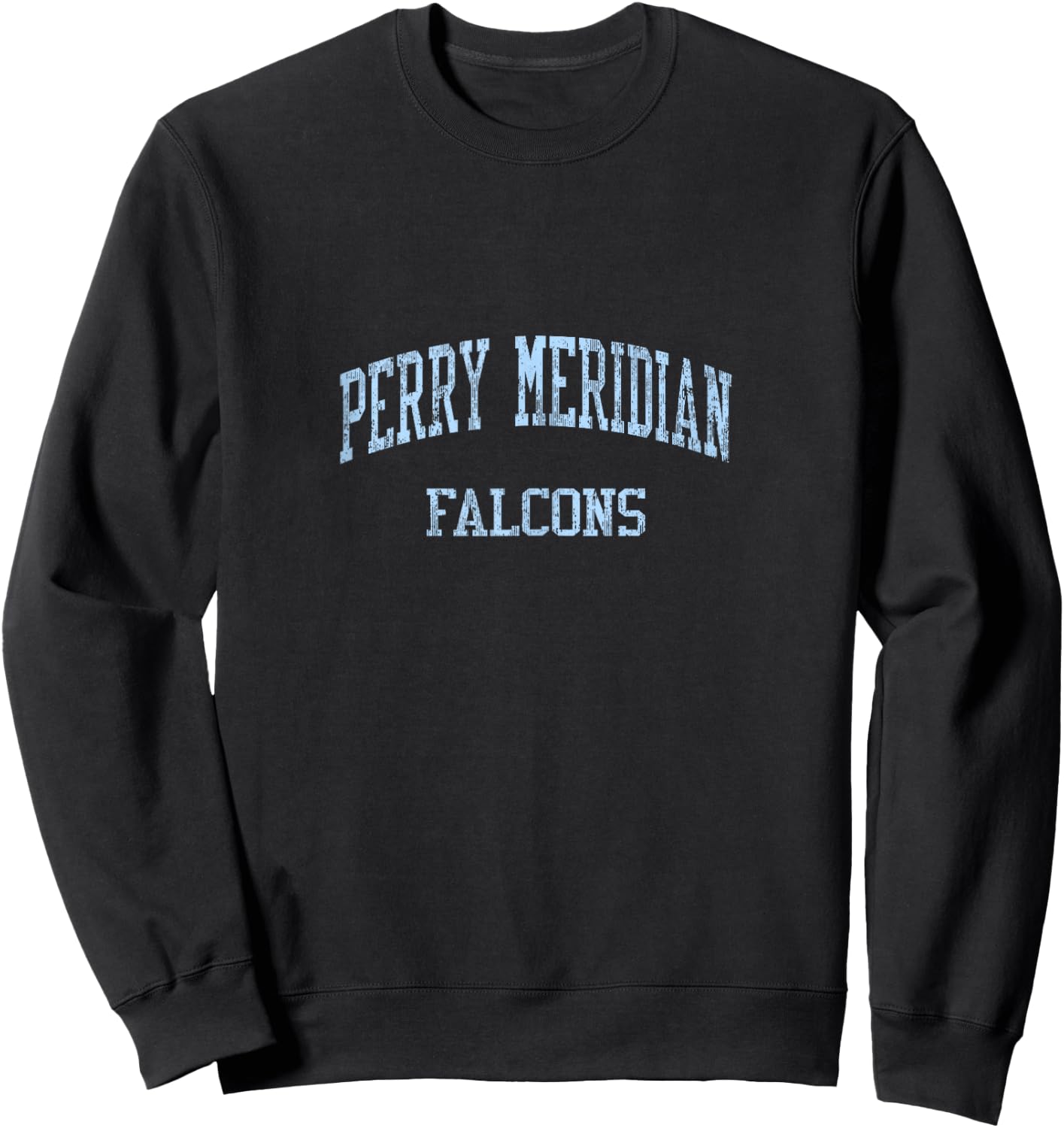 Perry Meridian High School HS Indianapolis in Vintage Sports Sweatshirt - Sweatshirt | Black