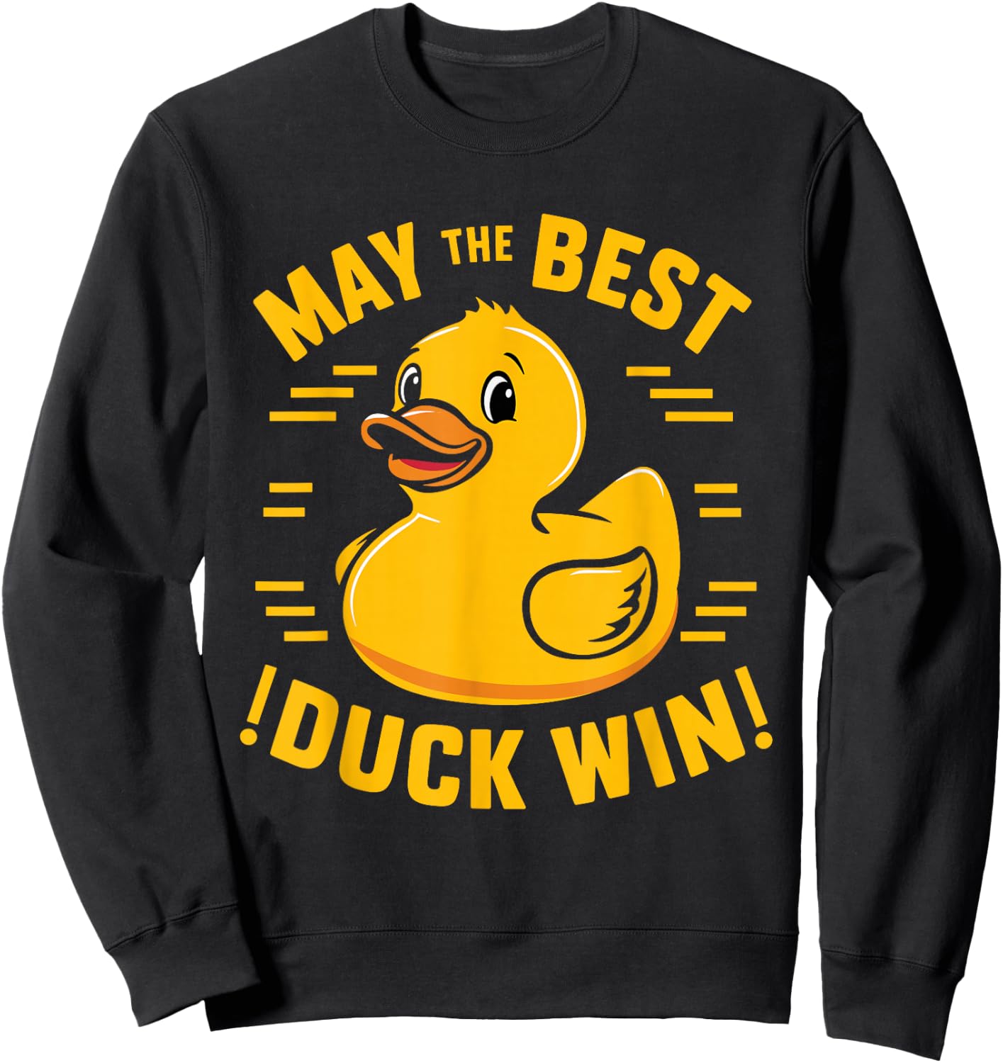 Rubber Duck Racing Team Family Competition Race Sweatshirt - Sweatshirt | Black