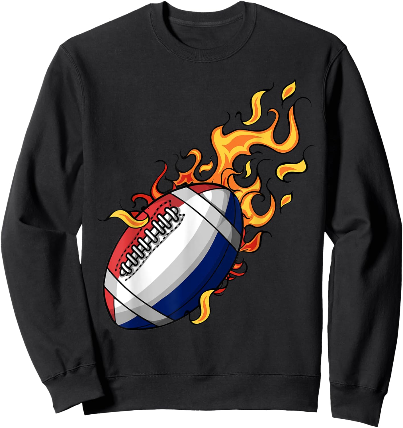 Men's Men's Women's Rugby Player Shirt, Black, S Sweatshirt - Sweatshirt | Black