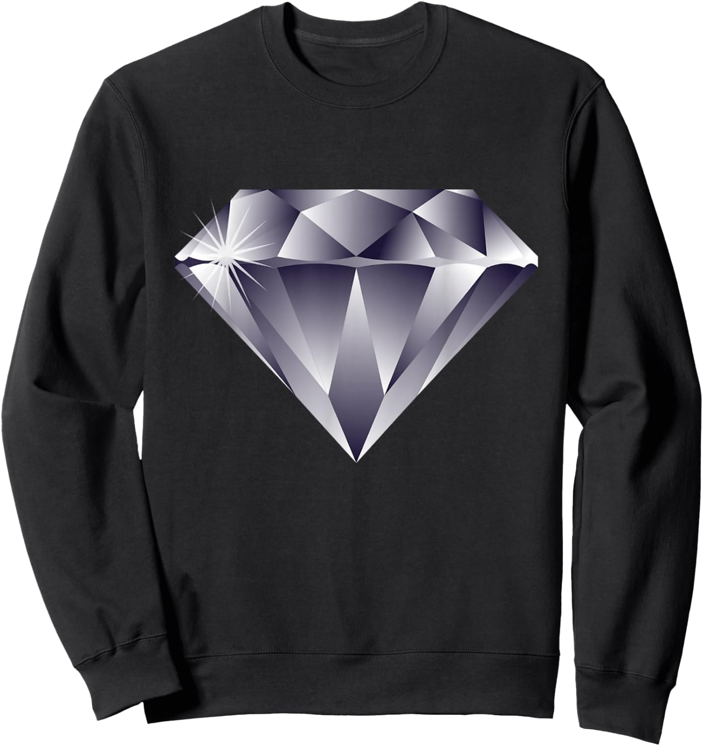 Diamond graphic Sweatshirt - Sweatshirt | Black
