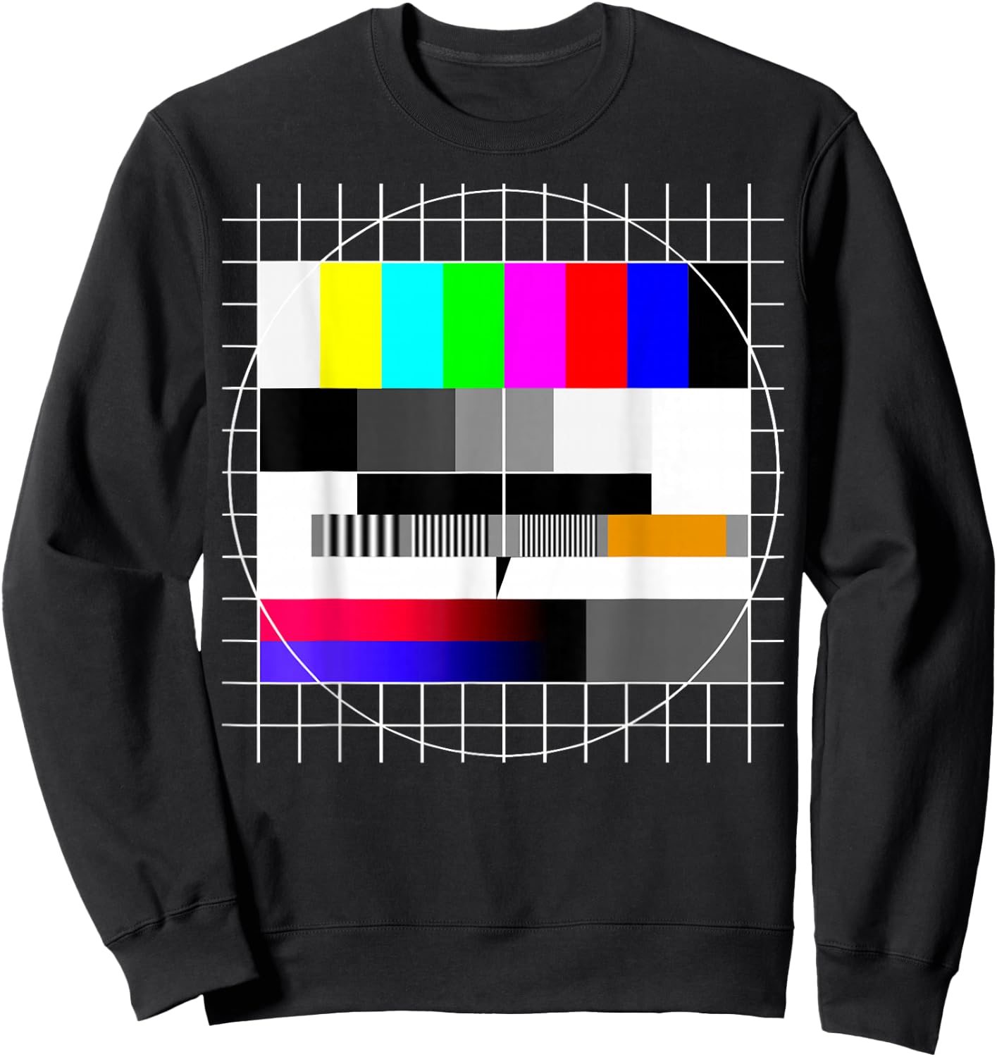 Test Image 90s Party 80s Outfit Retro Costume Test Picture , black Sweatshirt - Sweatshirt | Black
