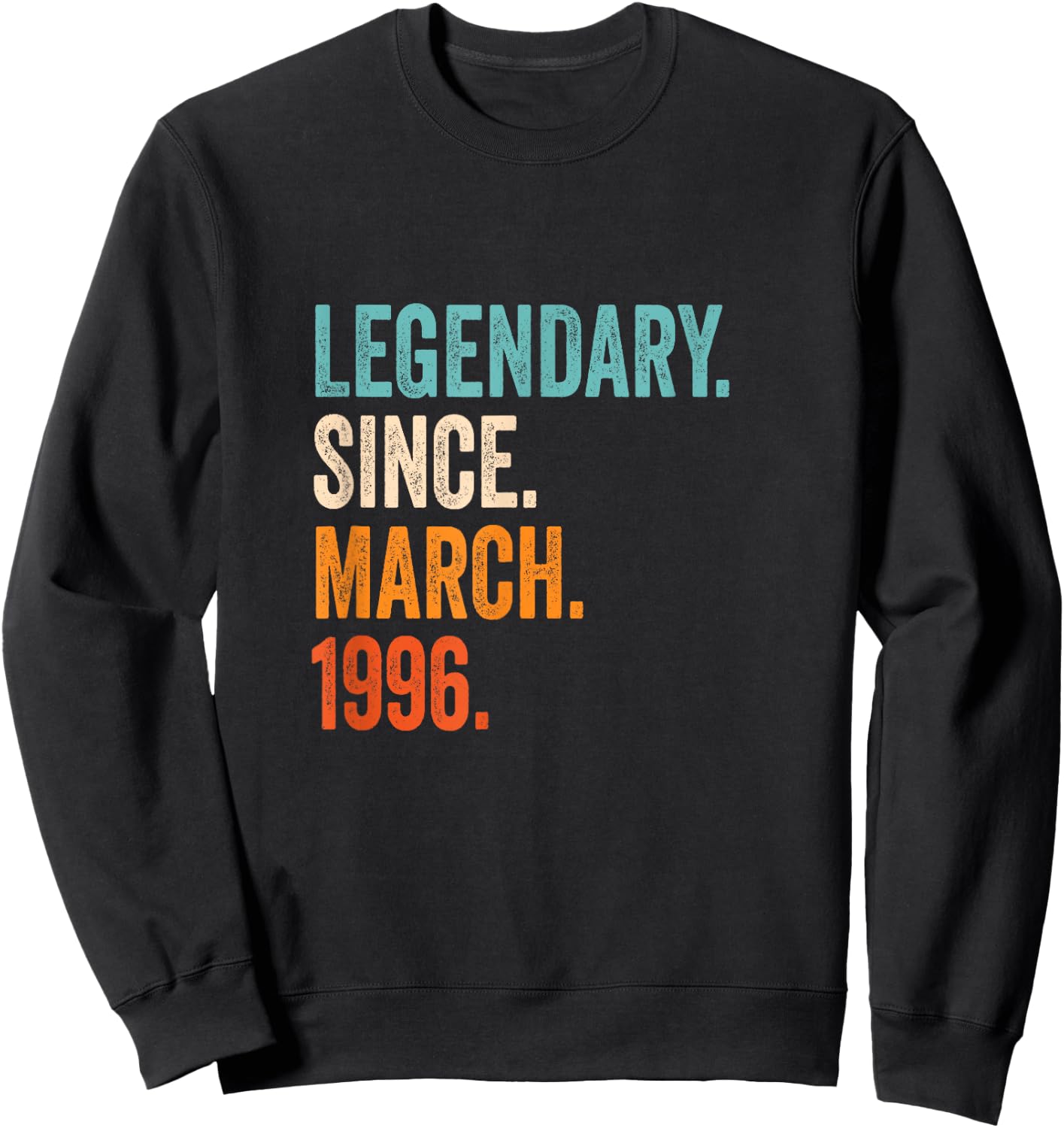 Legendary Since March 1996 Sweatshirt - Sweatshirt | Black