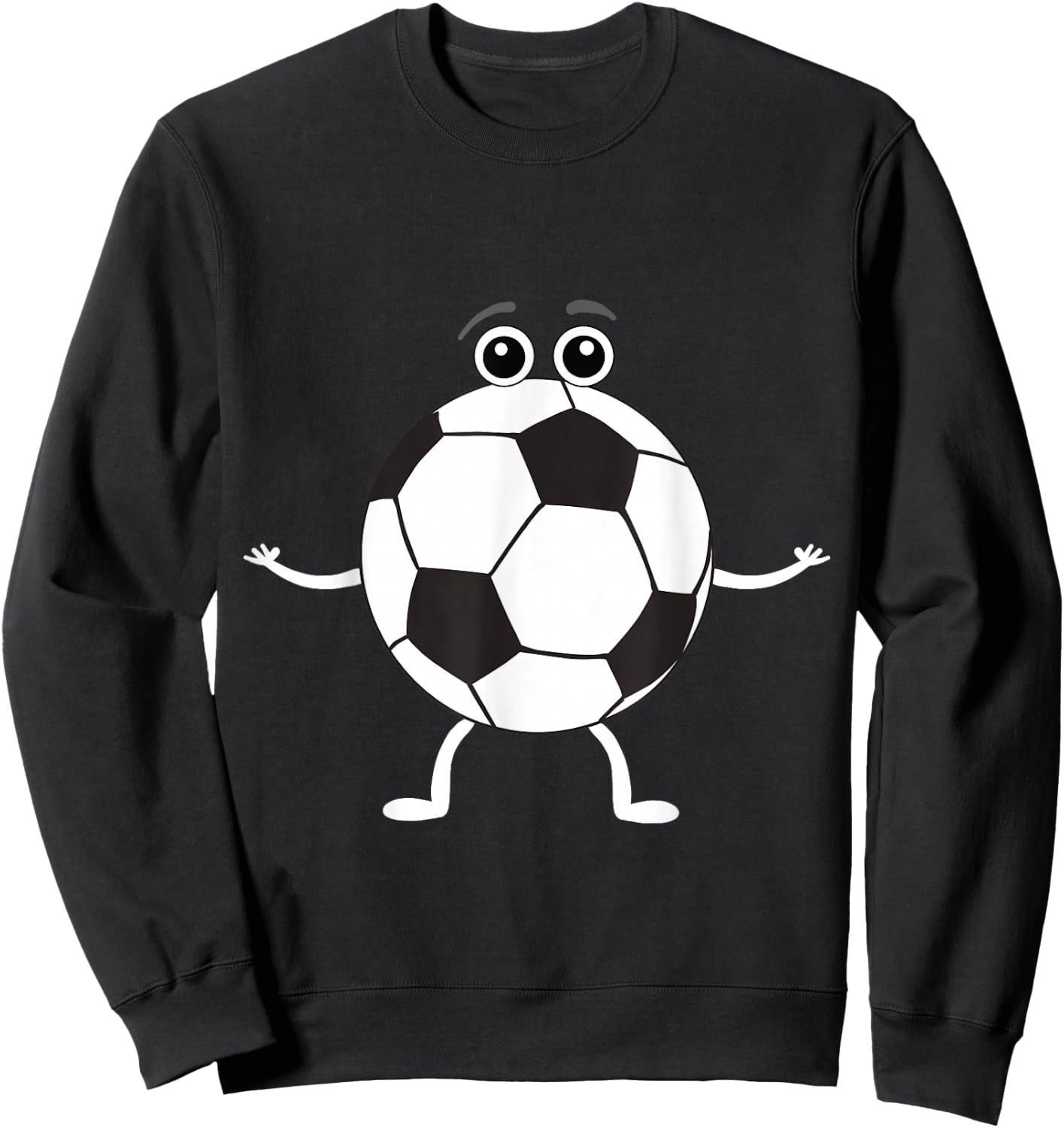 Lustiges Kostüm für Fußballspieler Fußball Kostüm Fußball Sweatshirt - Sweatshirt | Black