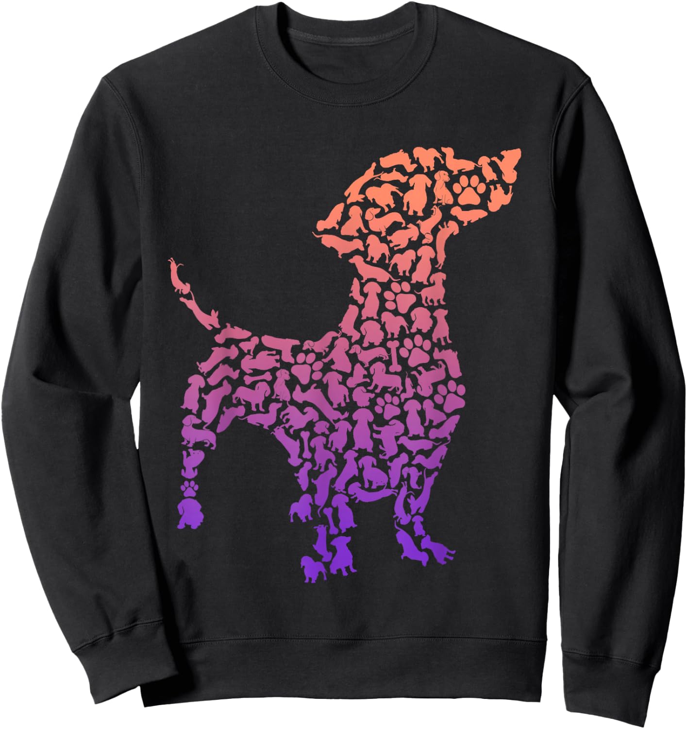 Dackel Mama Dachshund Liebhaber Kinder Frauen Teckel Mädchen Sweatshirt - Sweatshirt | Black