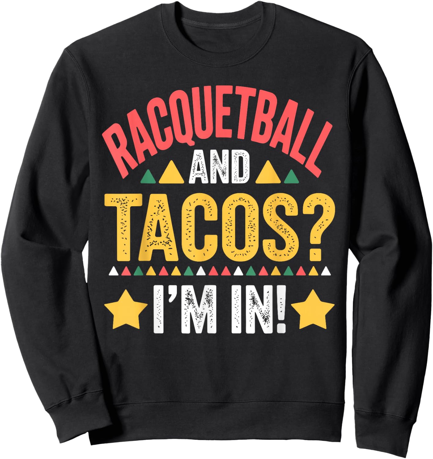 Funny Racquetball Design Women Racquetball Player Sweatshirt - Sweatshirt | Black