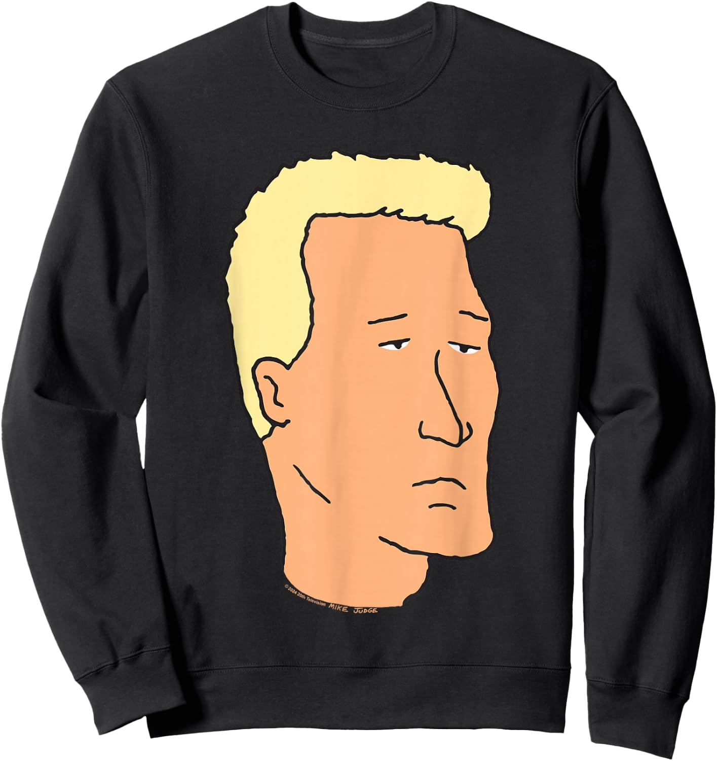 King Of The Hill Boomhauer Simple Portrait Sweatshirt - Sweatshirt | Black